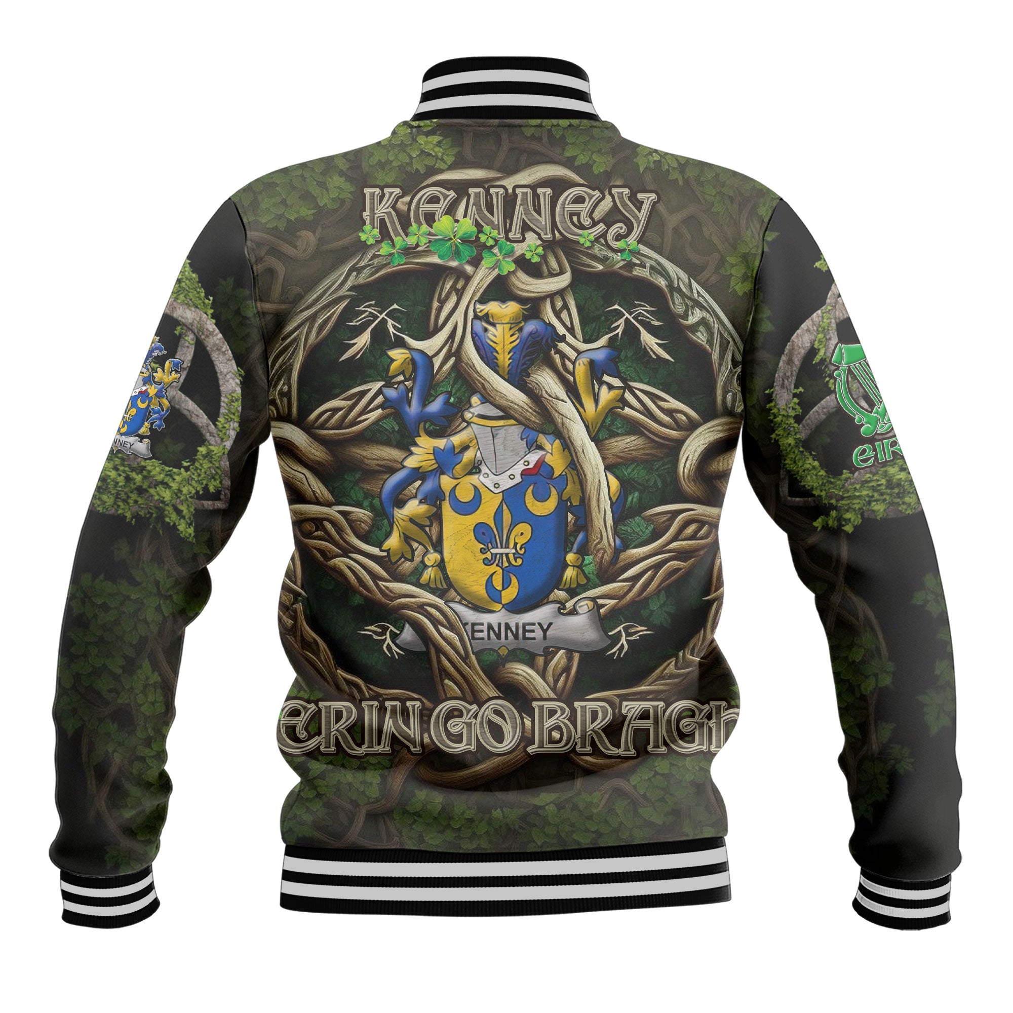 Kenney or O Kenny Baseball Jackets Ireland Is My Root Style