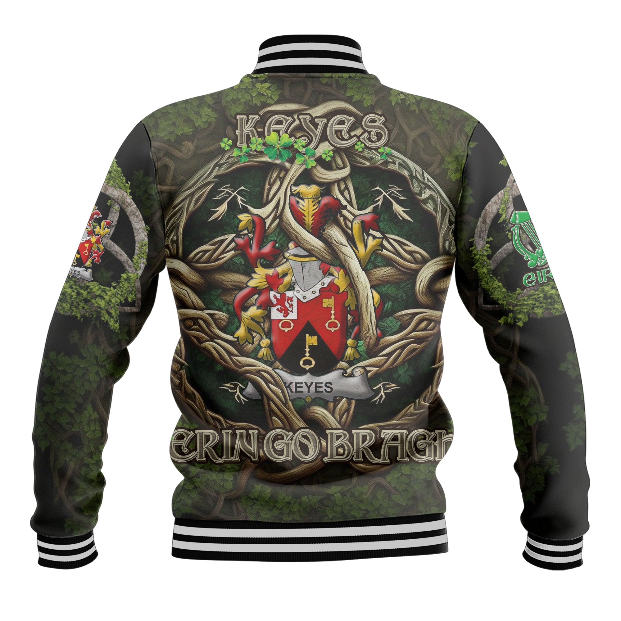 Keyes Baseball Jackets Ireland Is My Root Style