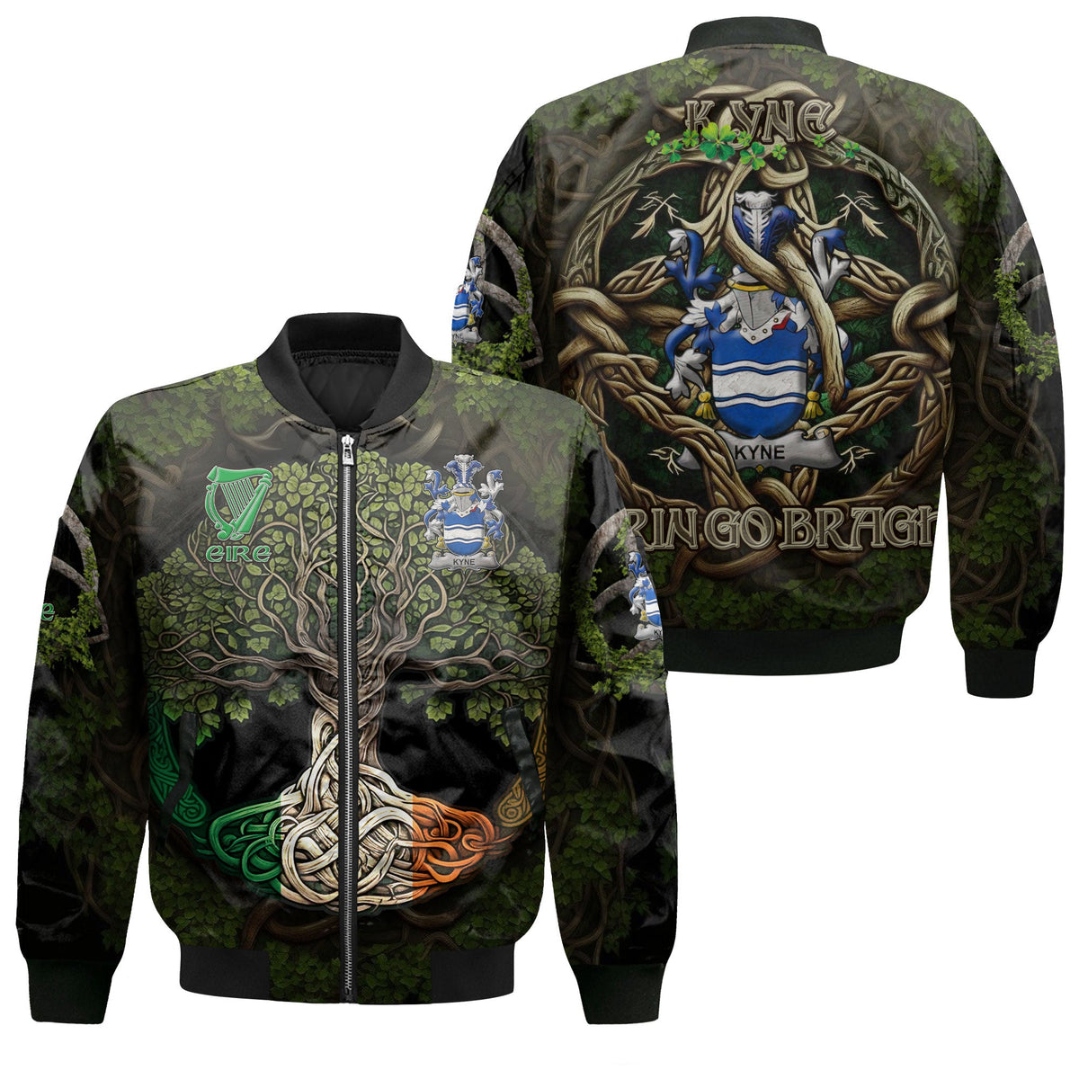 Kyne or O Kyne Bomber Jackets Ireland Is My Root Style