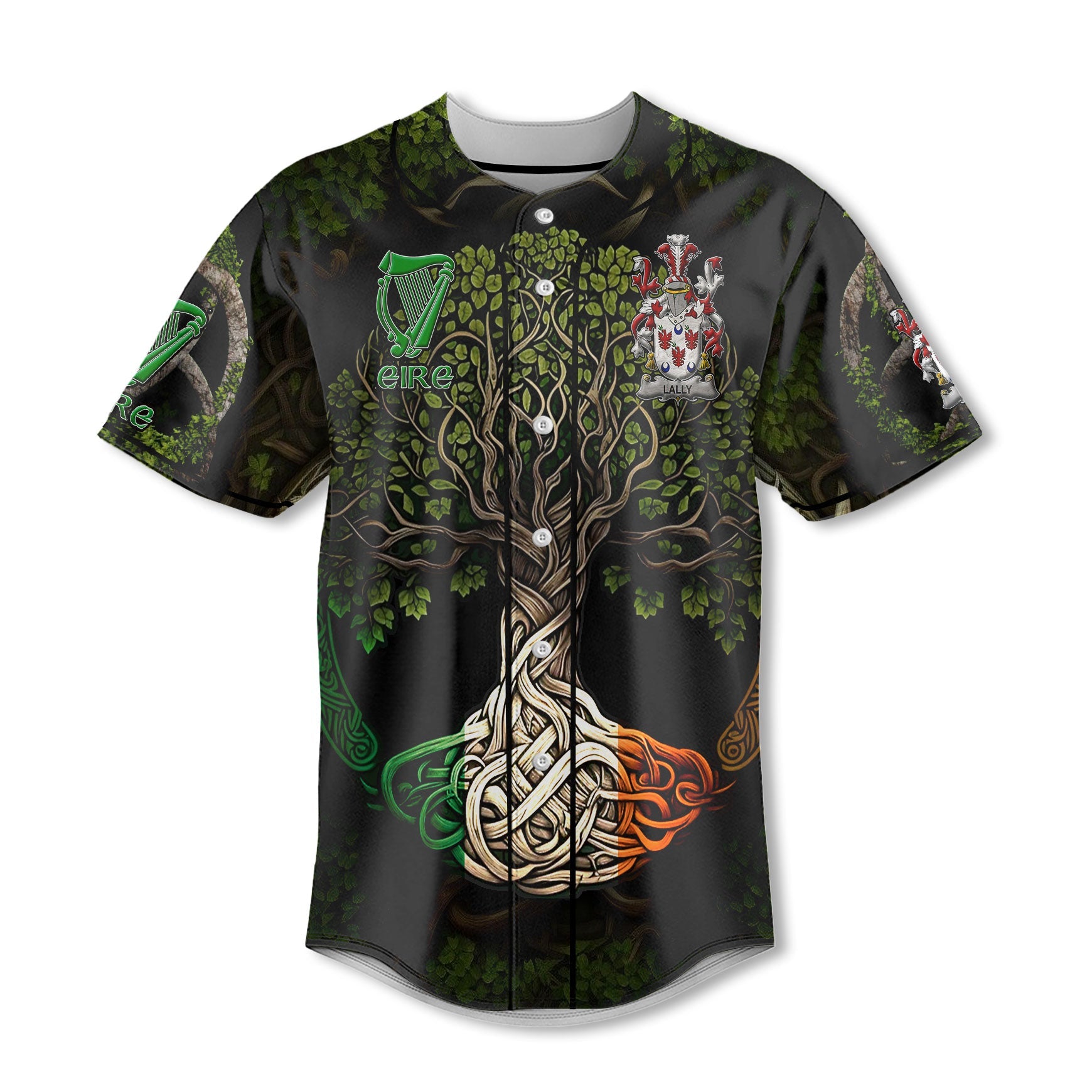 Lally or O Mullally Baseball Jerseys Ireland Is My Root Style