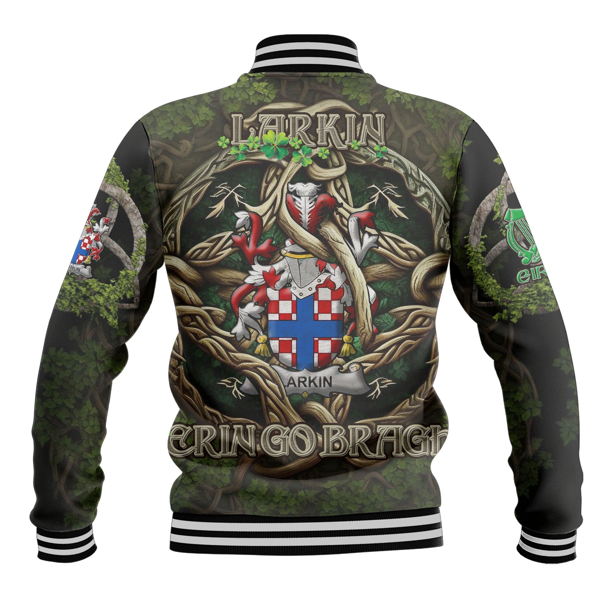 Larkin or O Larkin Baseball Jackets Ireland Is My Root Style