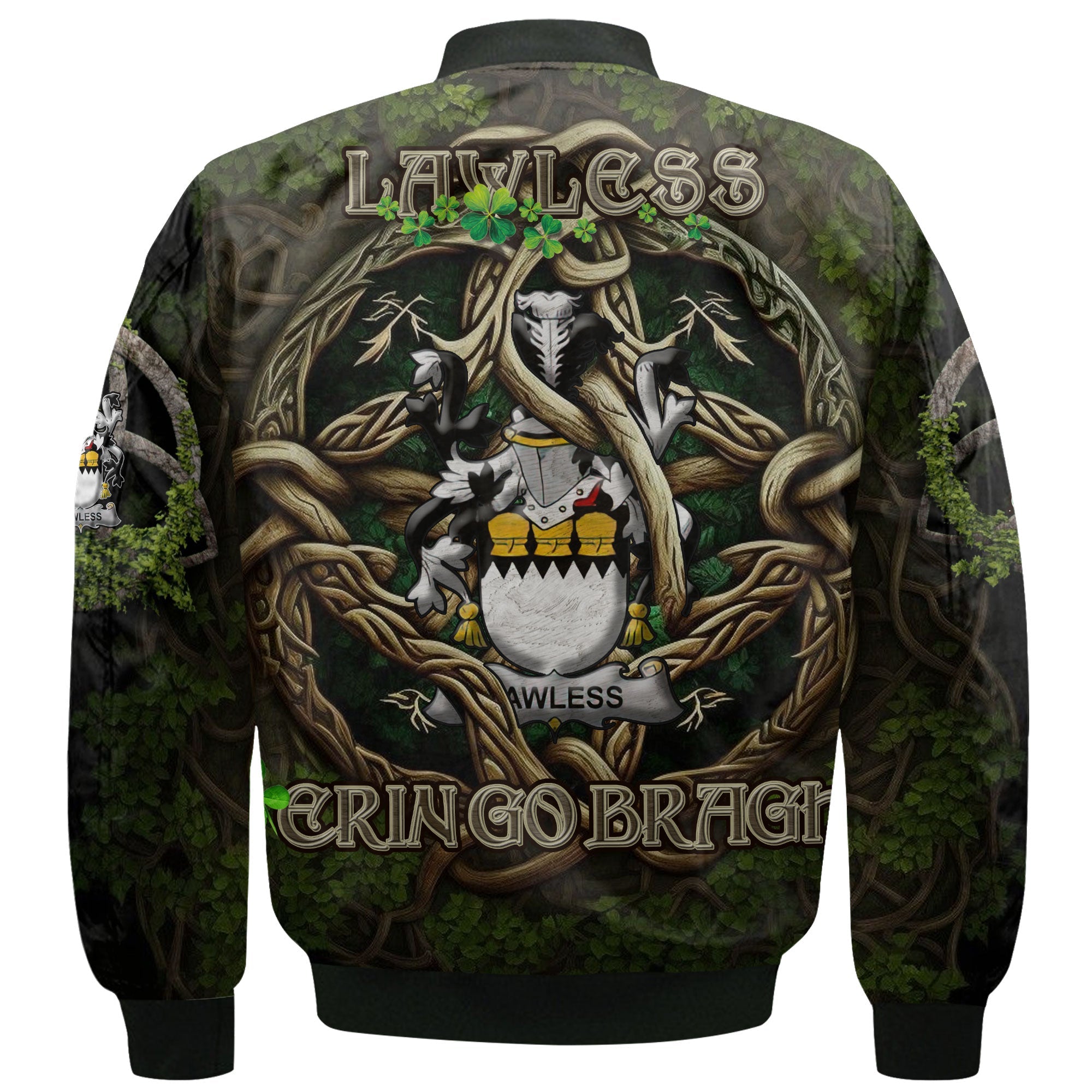 Lawless Bomber Jackets Ireland Is My Root Style