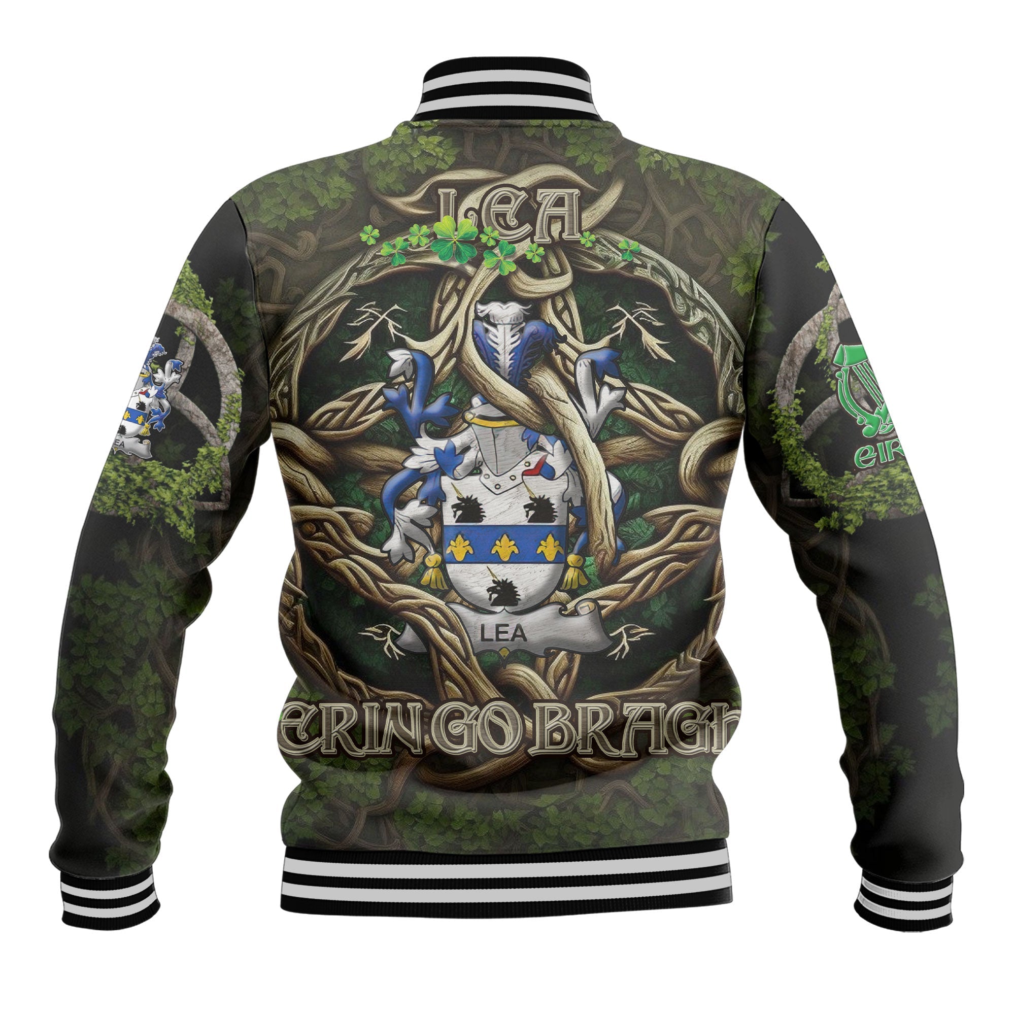Lea or McLea Baseball Jackets Ireland Is My Root Style
