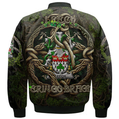 Leech Bomber Jackets Ireland Is My Root Style