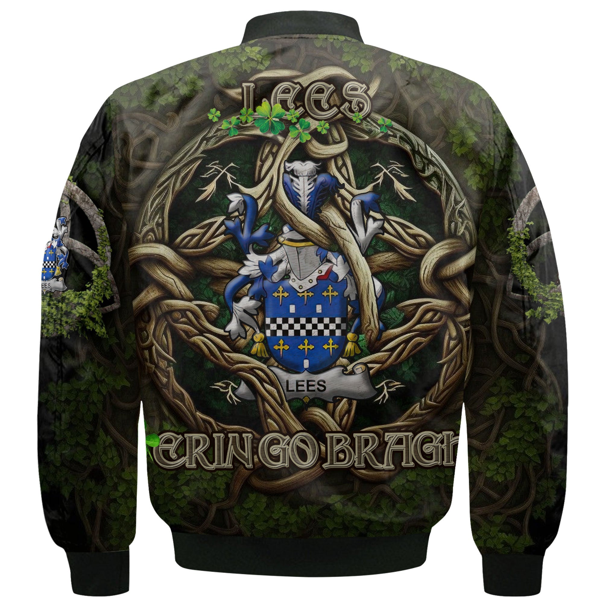 Lees or McAleese Bomber Jackets Ireland Is My Root Style