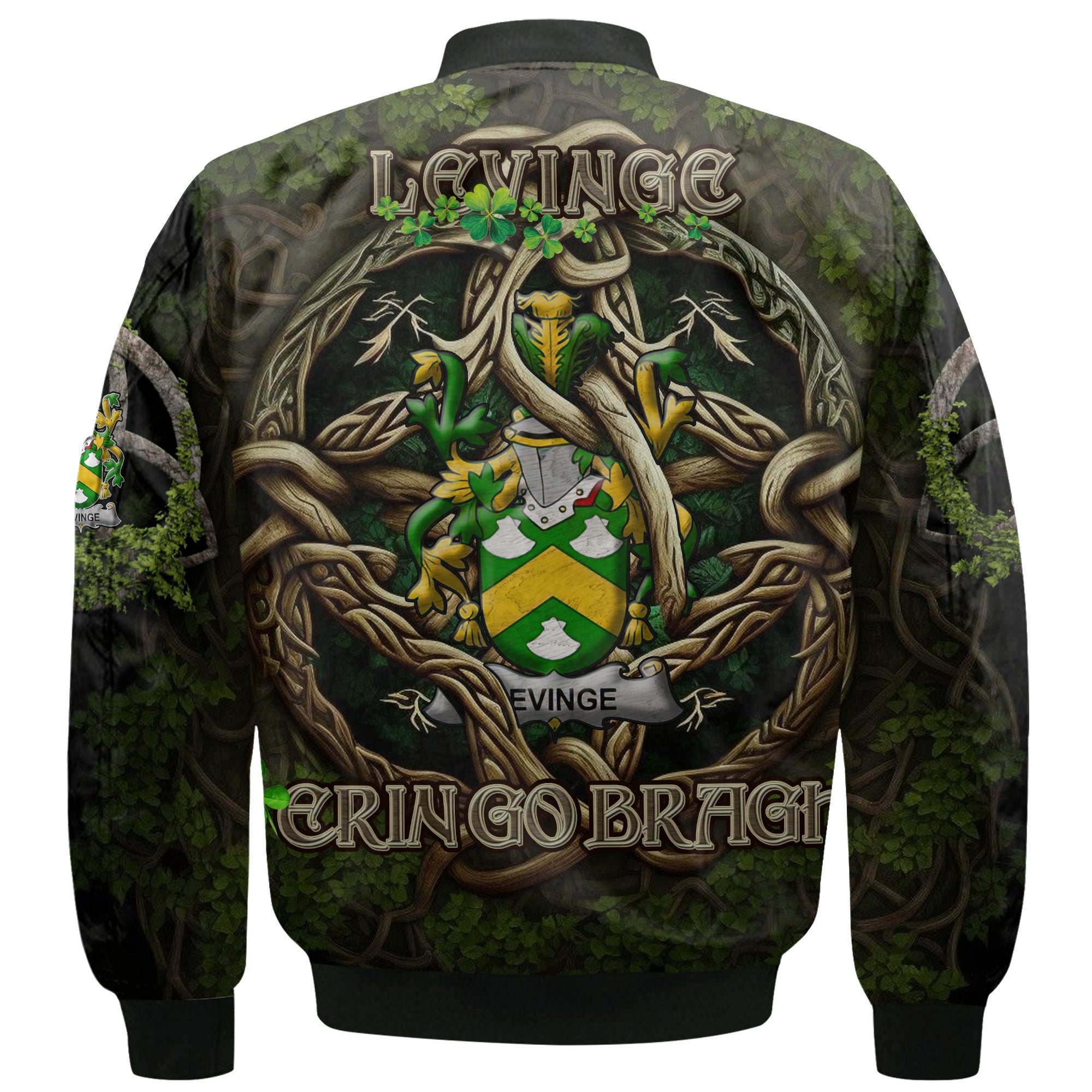 Levinge or Levens Bomber Jackets Ireland Is My Root Style