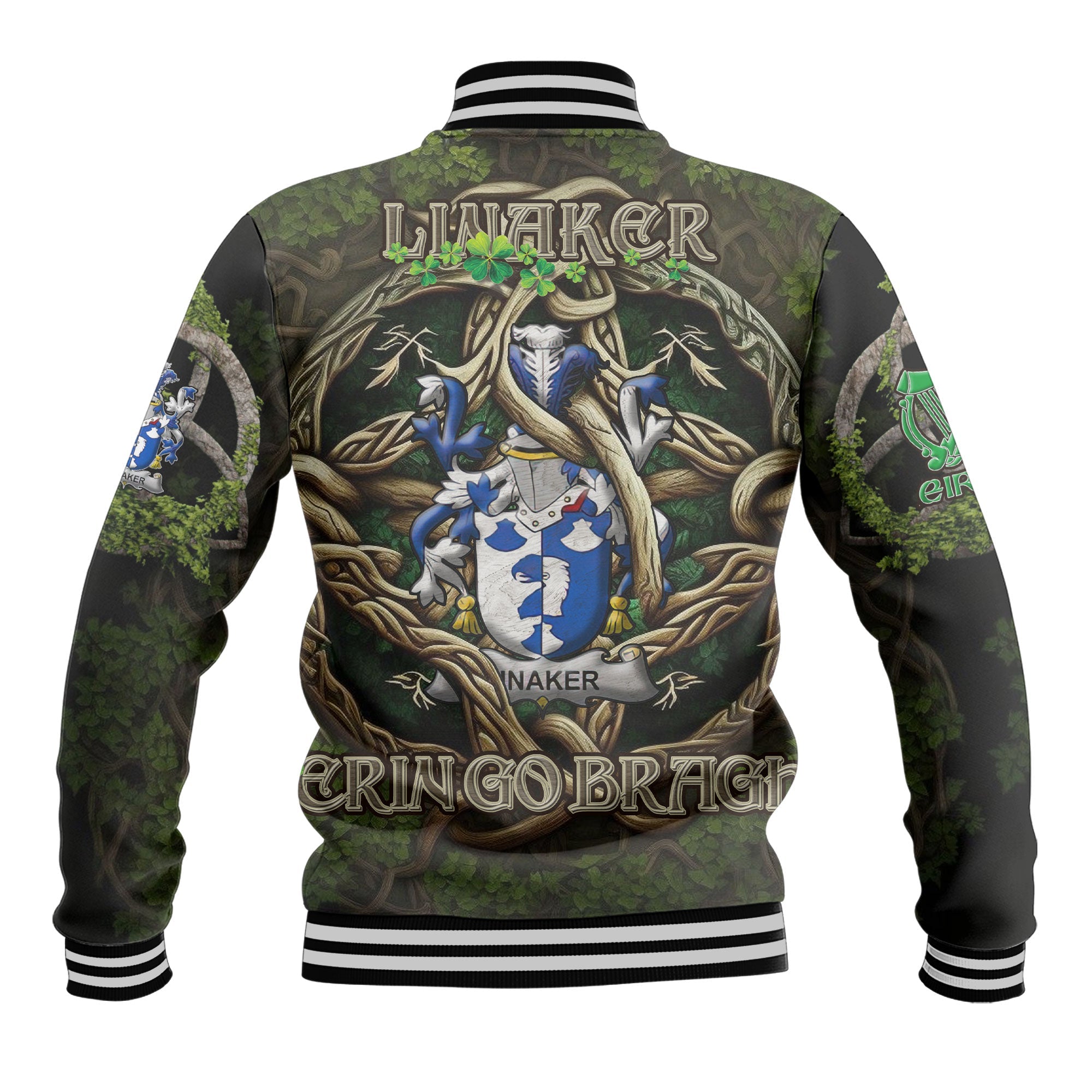 Linaker Baseball Jackets Ireland Is My Root Style