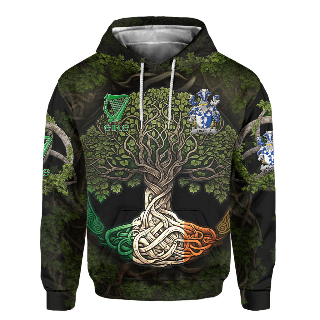 Linaker Hoodies Ireland Is My Root Style