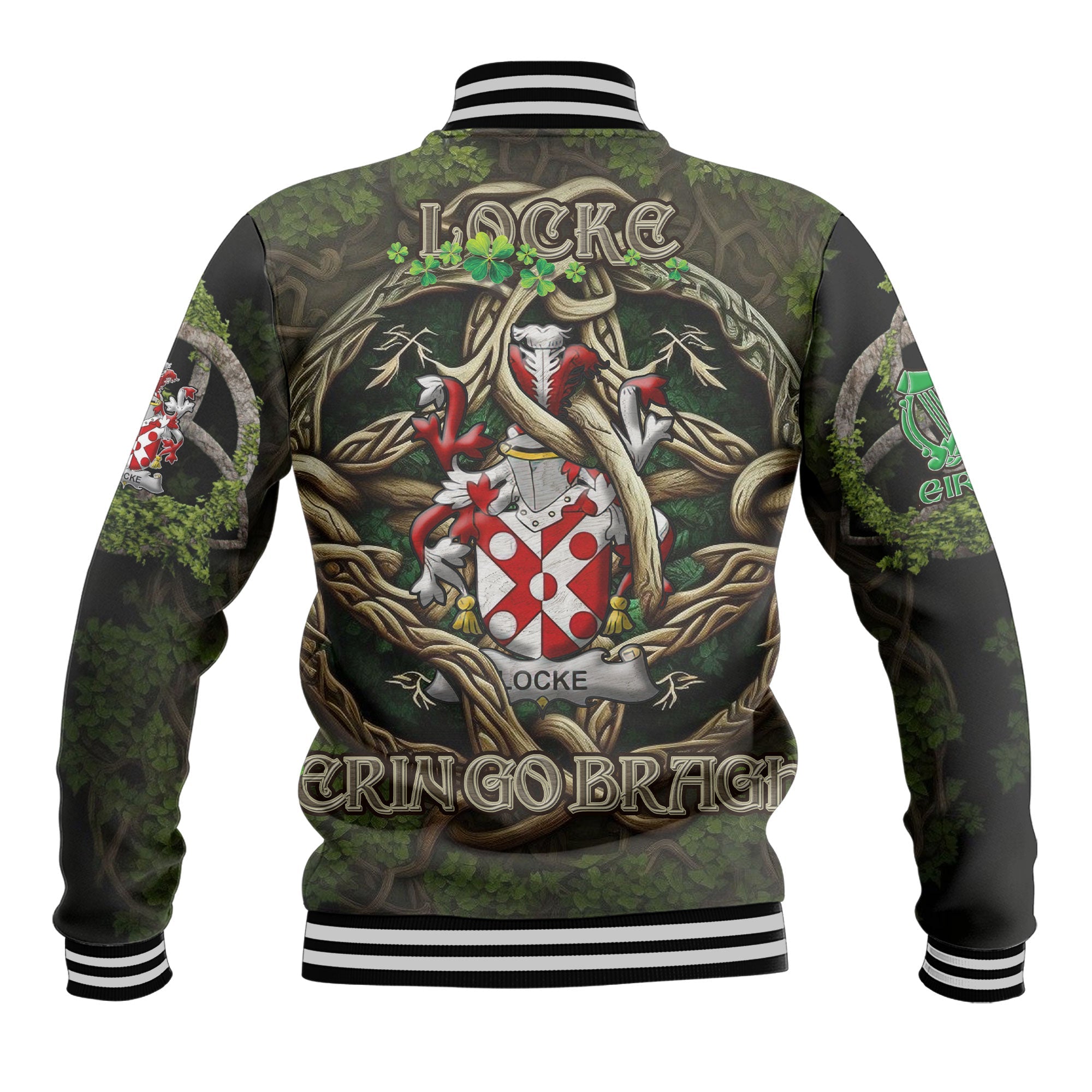 Locke Baseball Jackets Ireland Is My Root Style