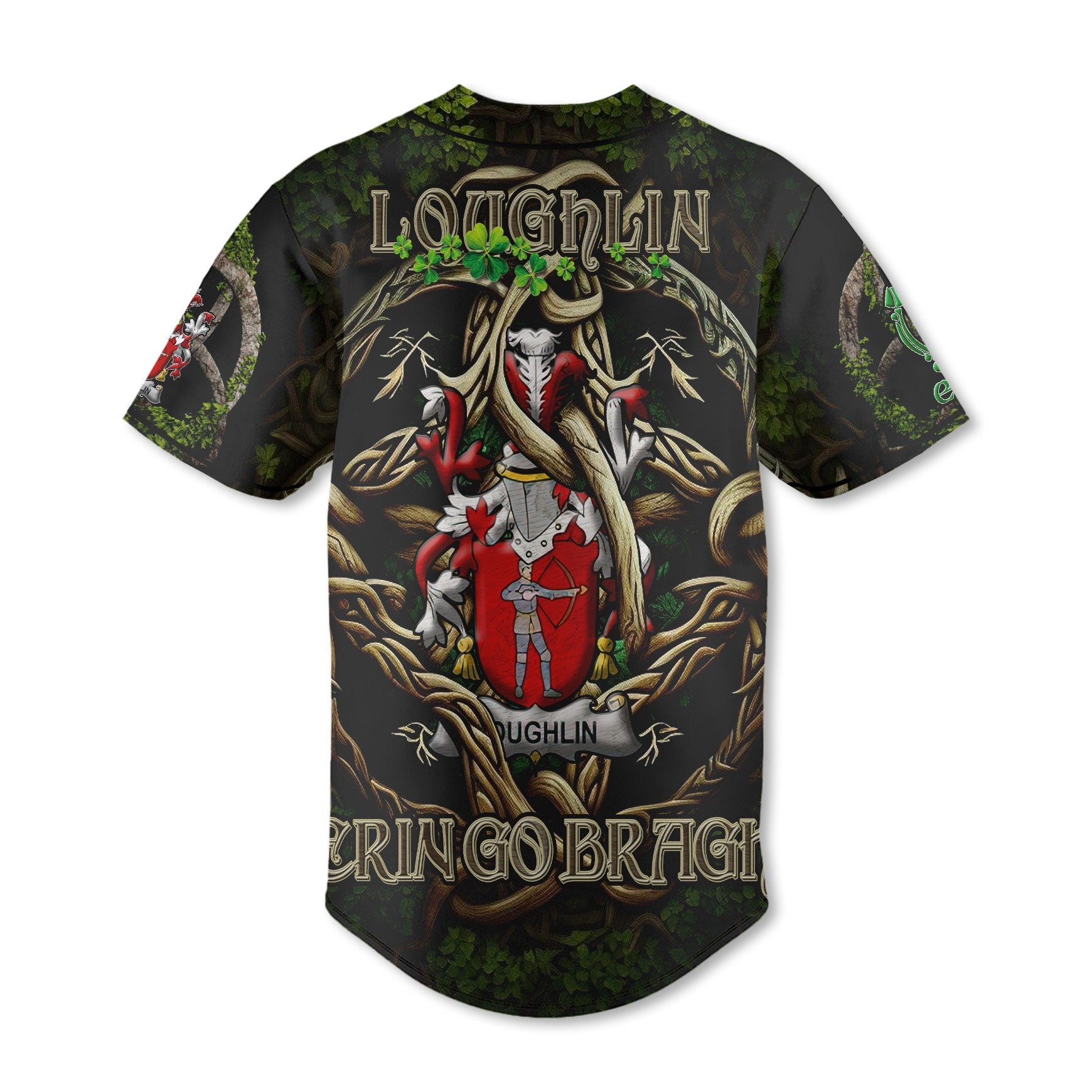 Loughlin or O Loughlin Baseball Jerseys Ireland Is My Root Style