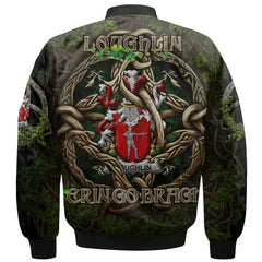Loughlin or O Loughlin Bomber Jackets Ireland Is My Root Style