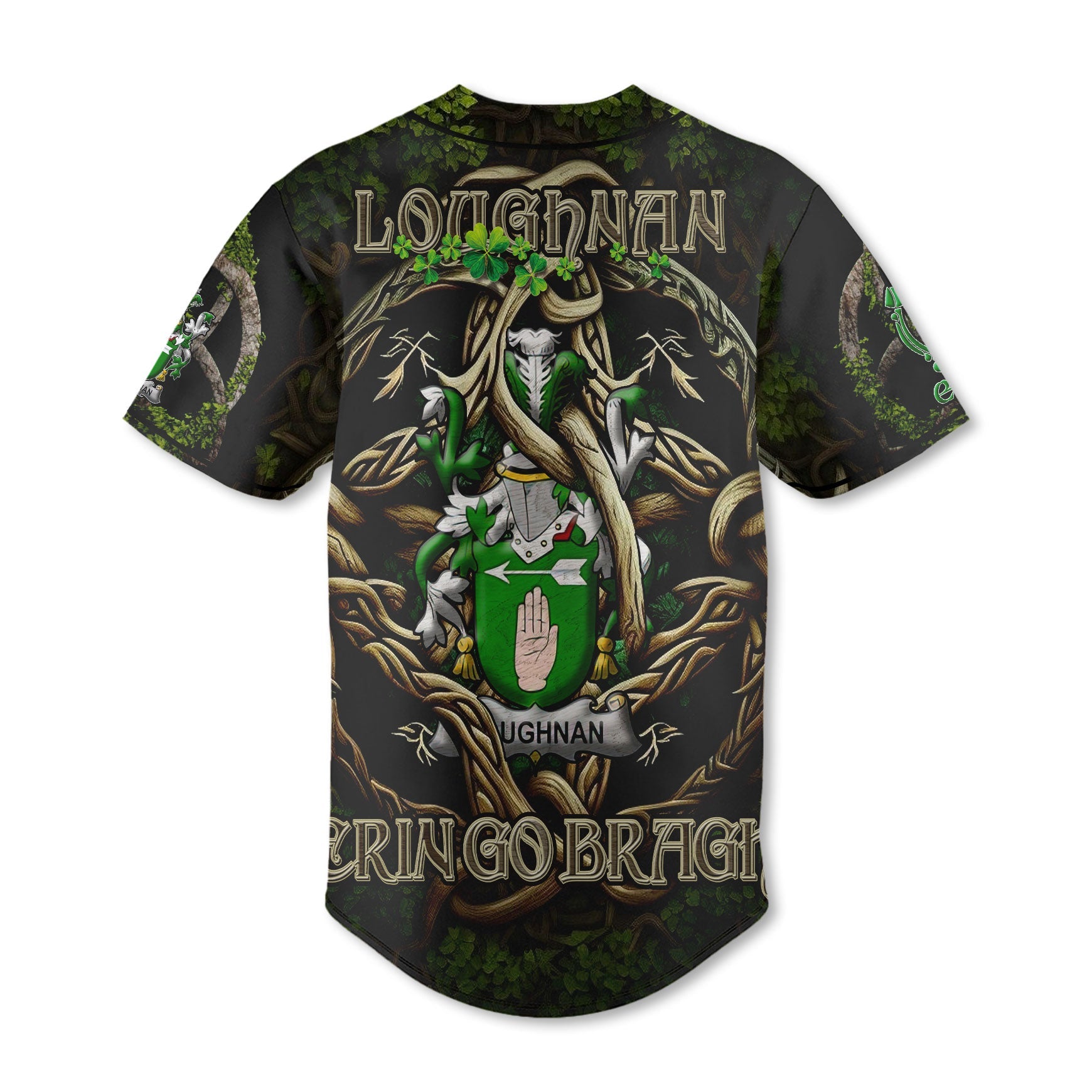 Loughnan or O Loughnan Baseball Jerseys Ireland Is My Root Style