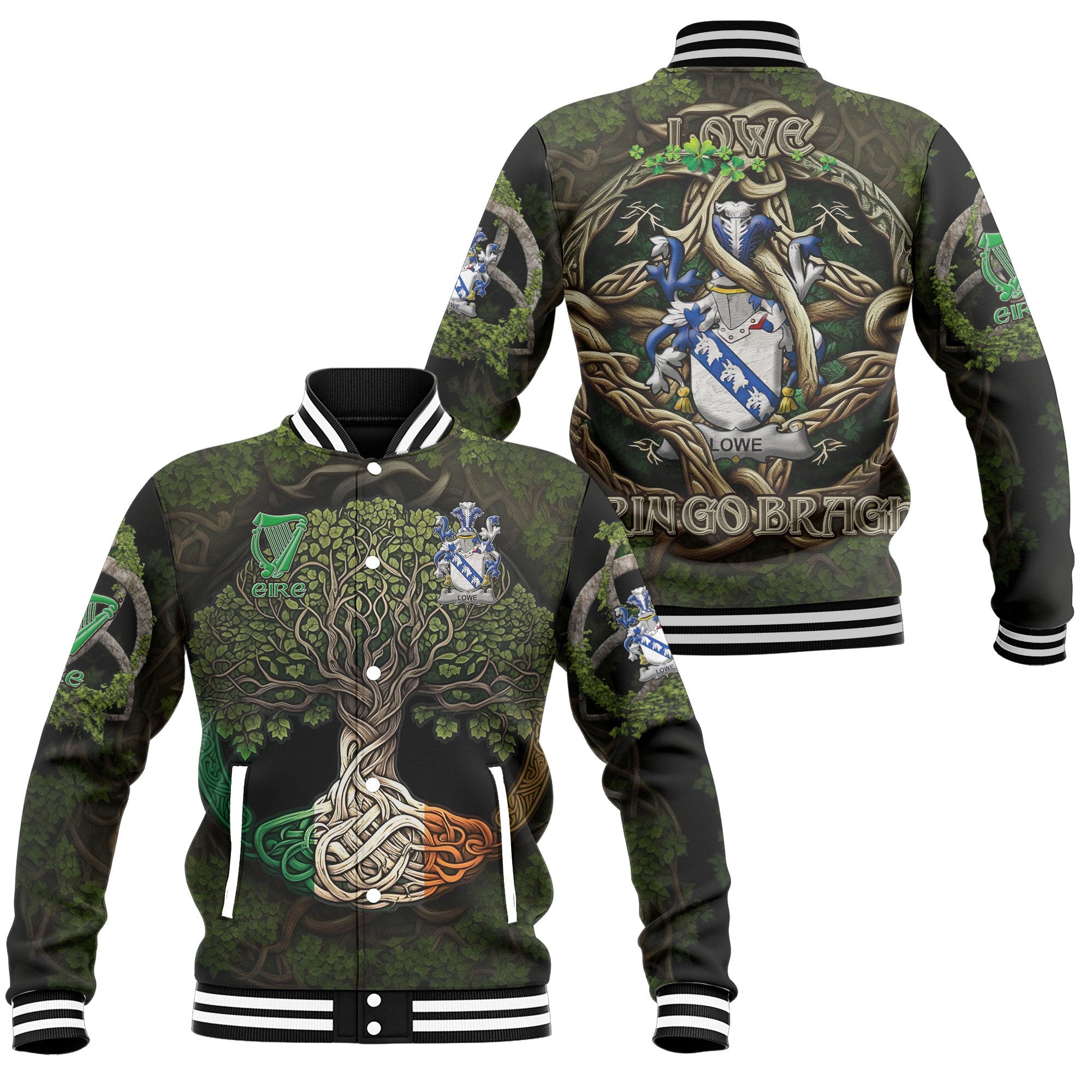 Lowe Baseball Jackets Ireland Is My Root Style