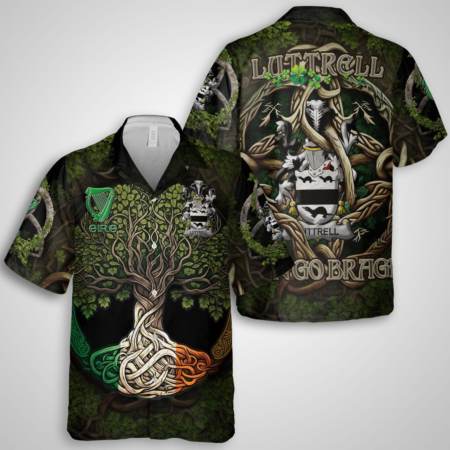 Luttrell Hawaiian Shirts Ireland Is My Root Style