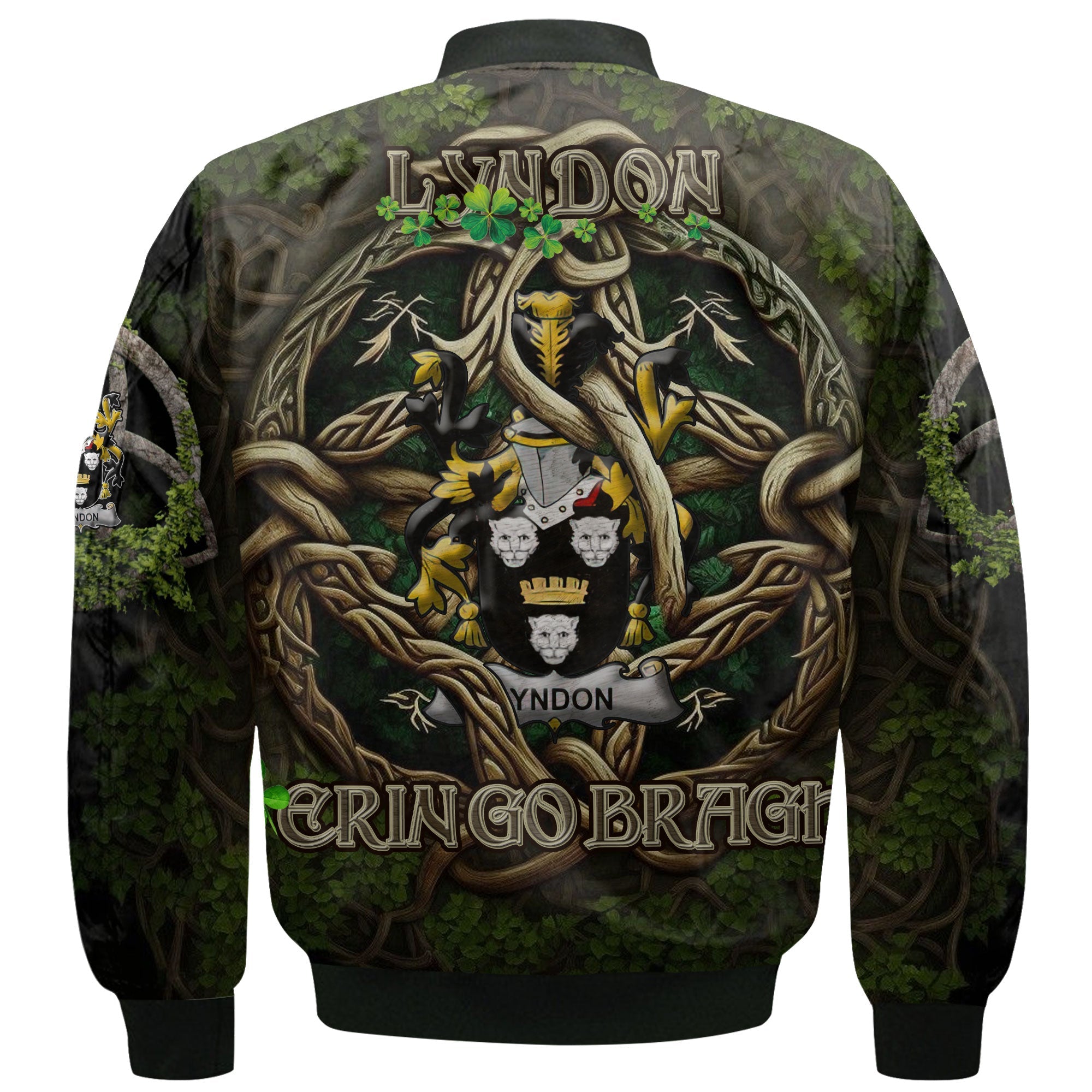 Lyndon or Gindon Bomber Jackets Ireland Is My Root Style