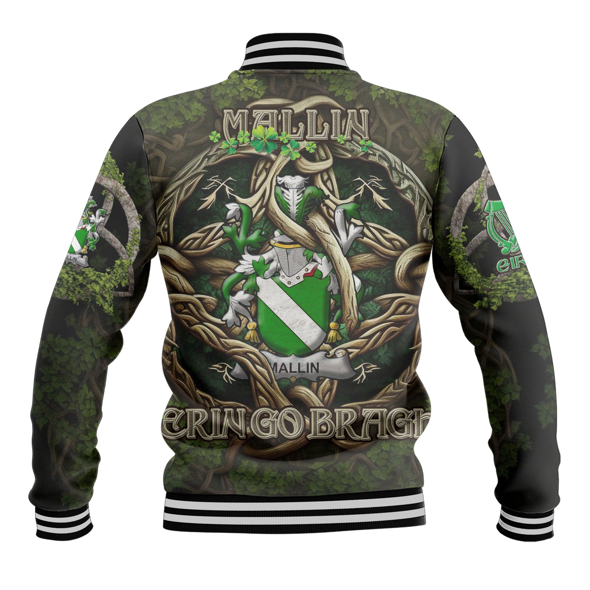 Mallin or O Mallan Baseball Jackets Ireland Is My Root Style