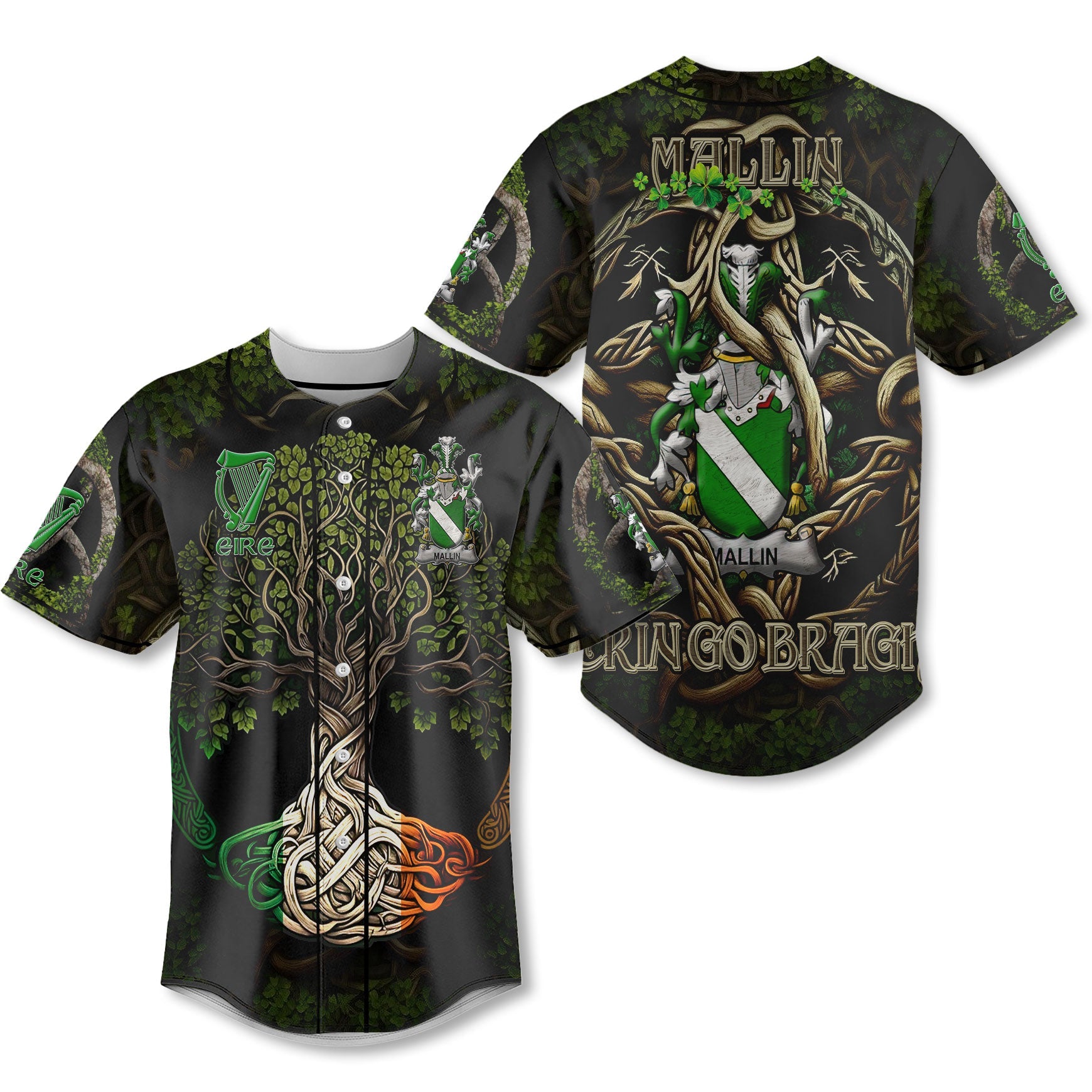 Mallin or O Mallan Baseball Jerseys Ireland Is My Root Style