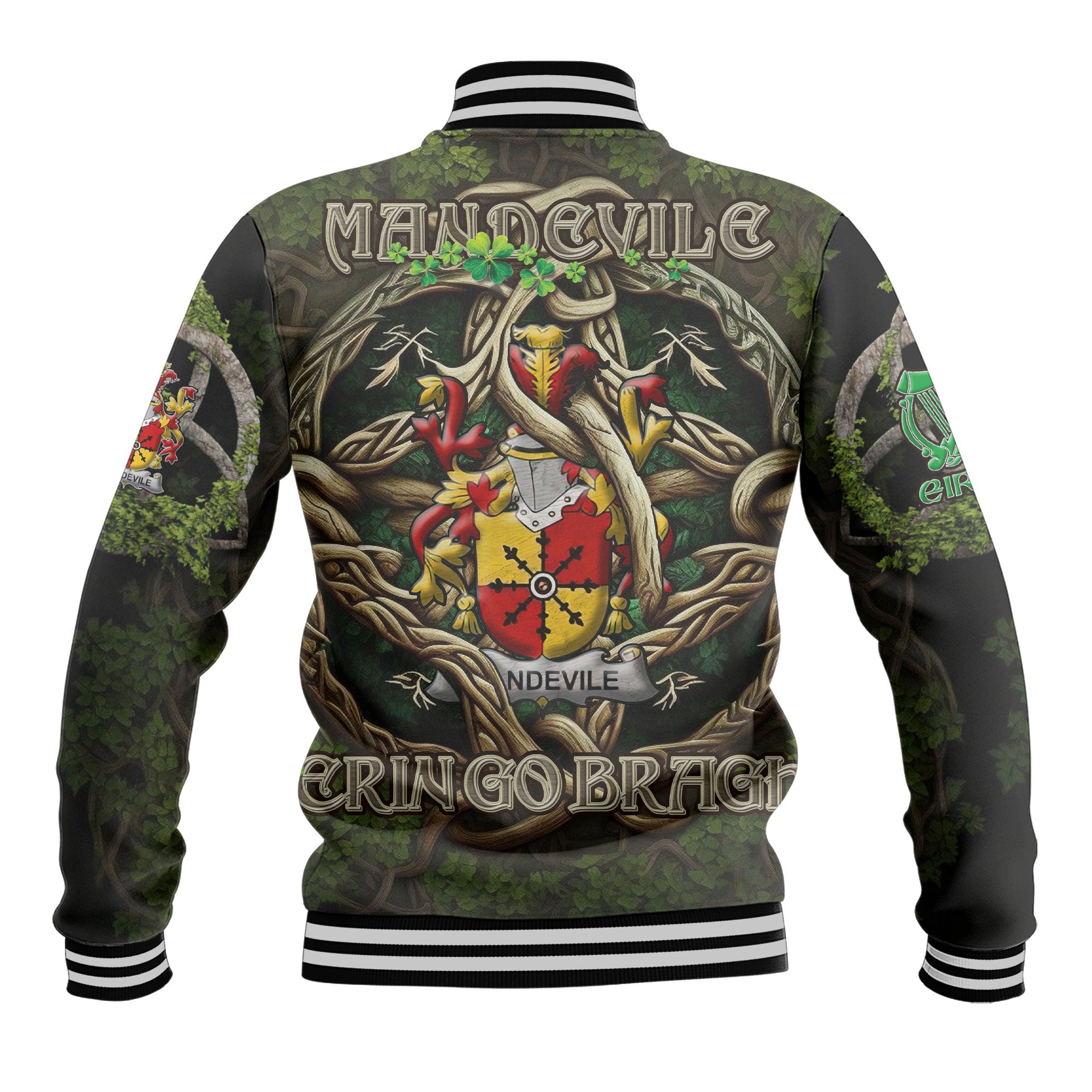 Mandevile Baseball Jackets Ireland Is My Root Style