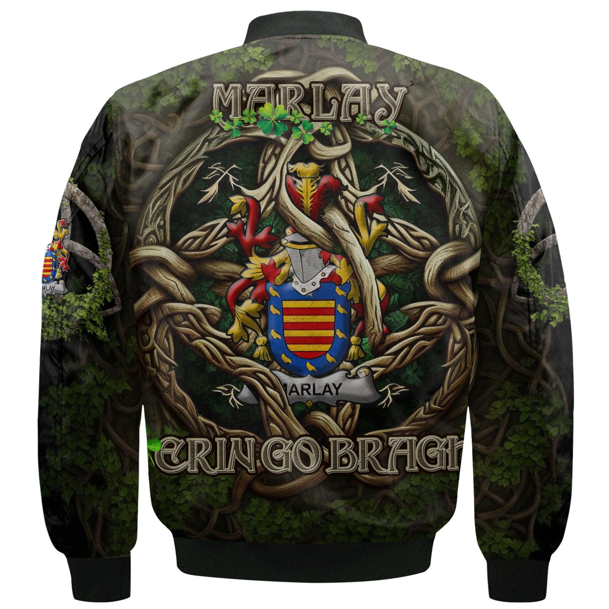 Marlay or O Marley Bomber Jackets Ireland Is My Root Style
