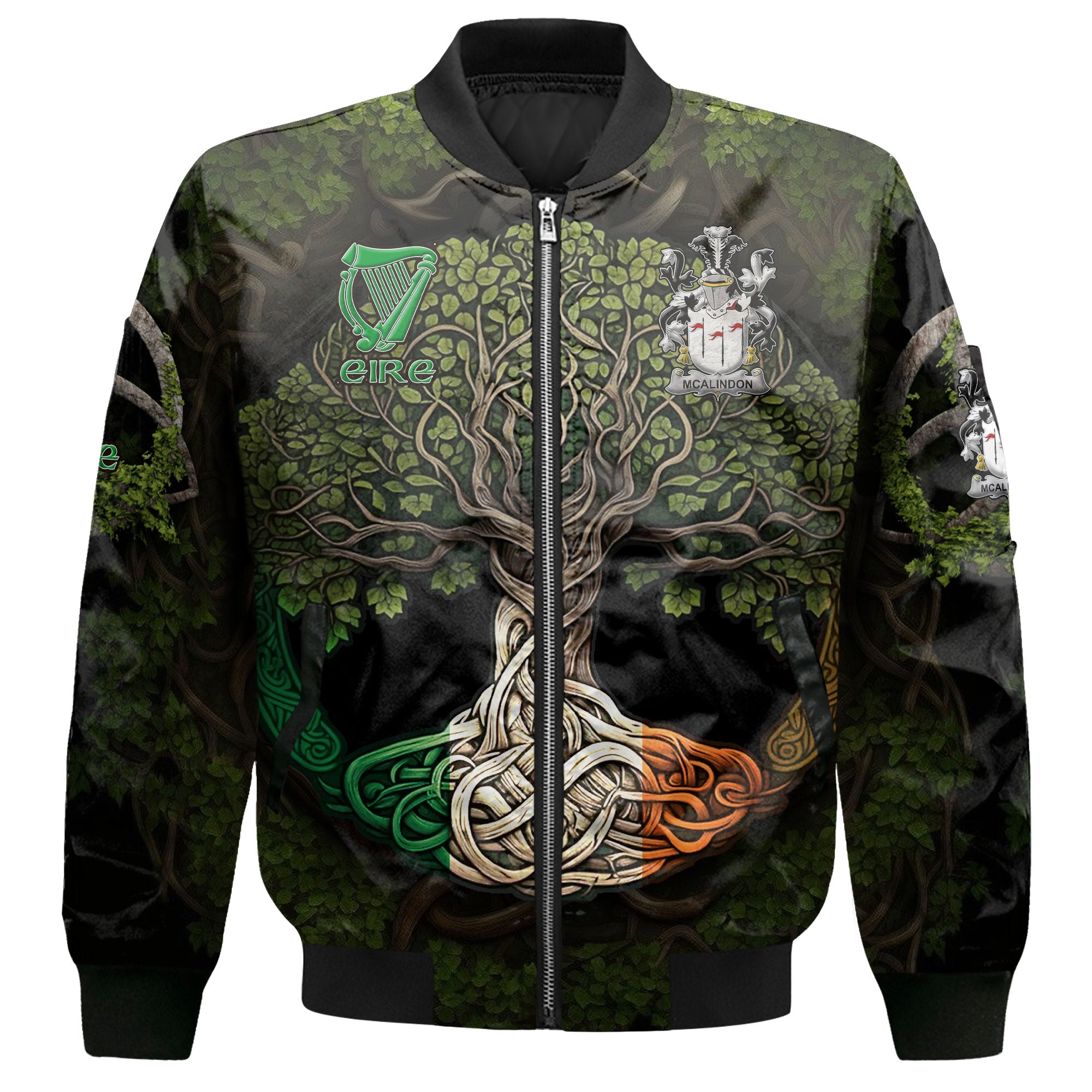 McAlindon or McAlindem Bomber Jackets Ireland Is My Root Style