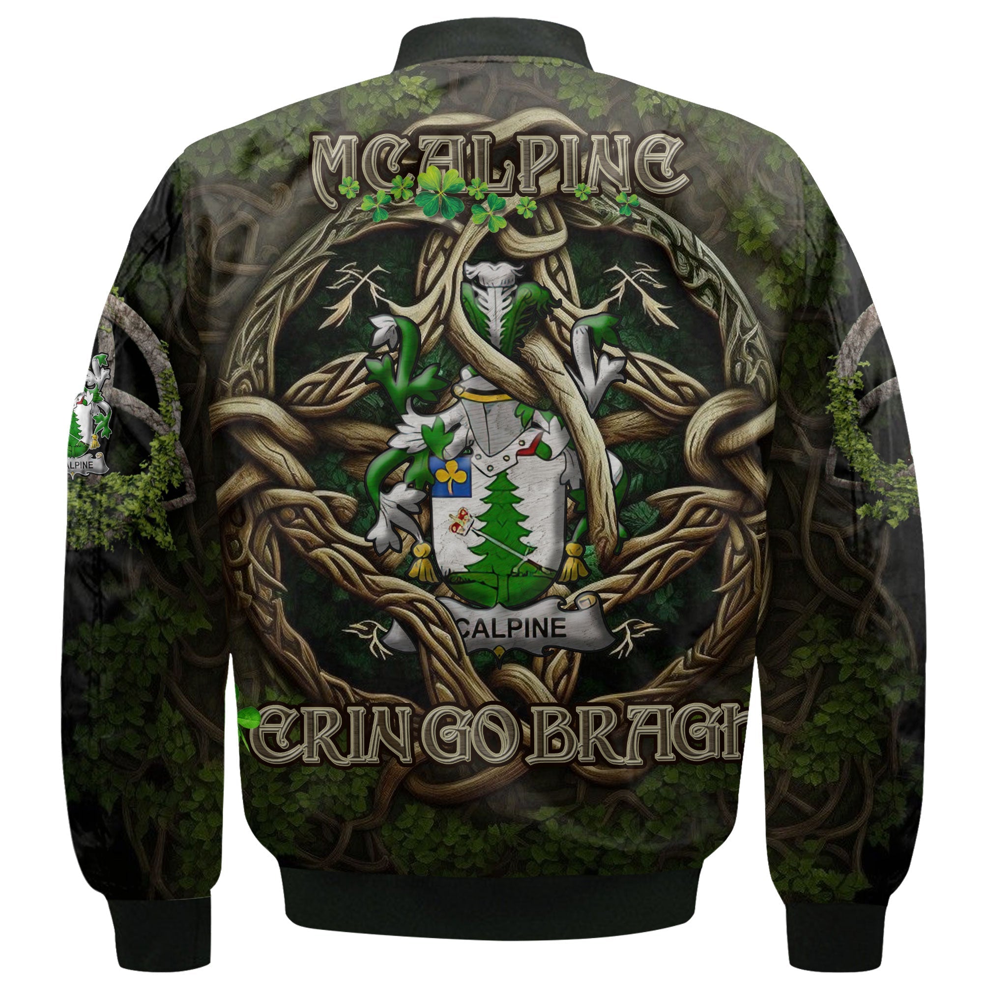 McAlpine or MacAlpin Bomber Jackets Ireland Is My Root Style