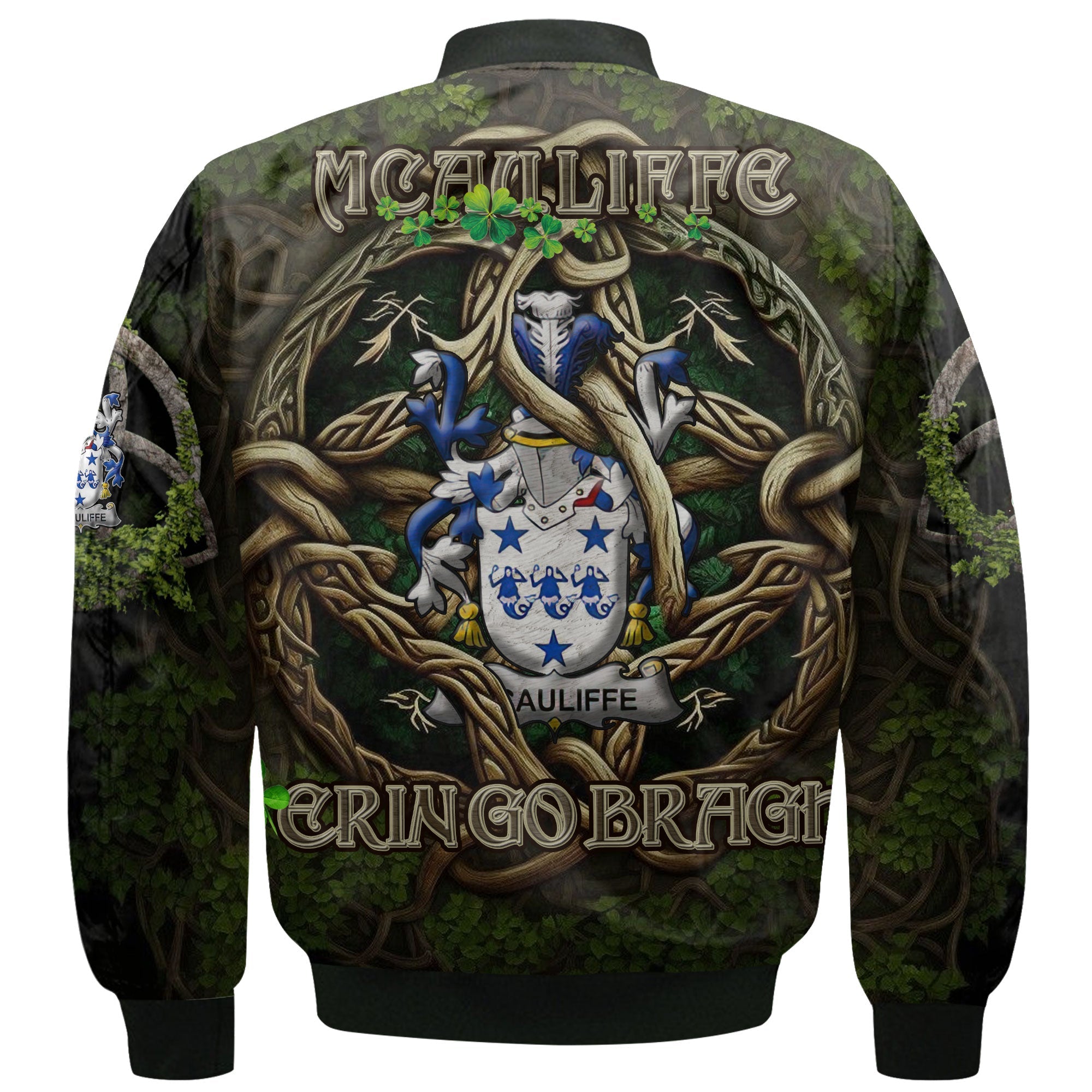 McAuliffe Bomber Jackets Ireland Is My Root Style