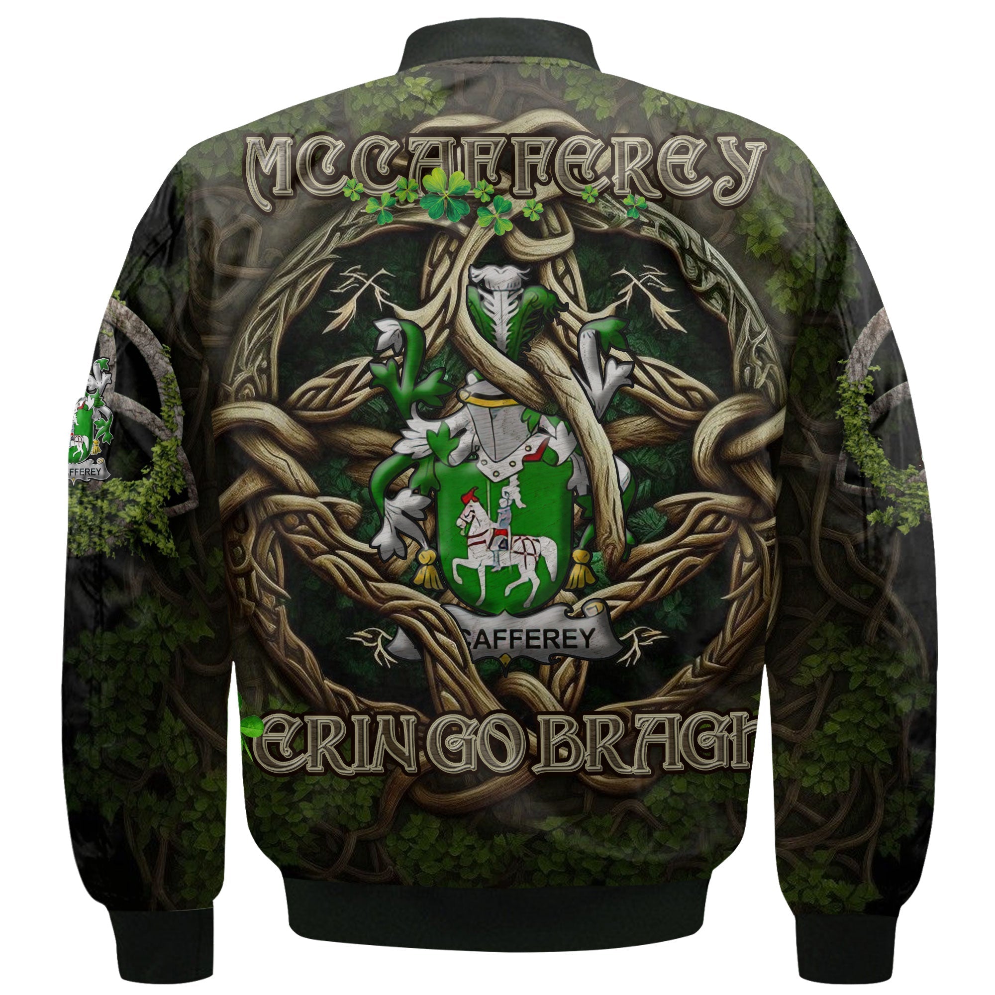 McCafferey or McCaffrey Bomber Jackets Ireland Is My Root Style