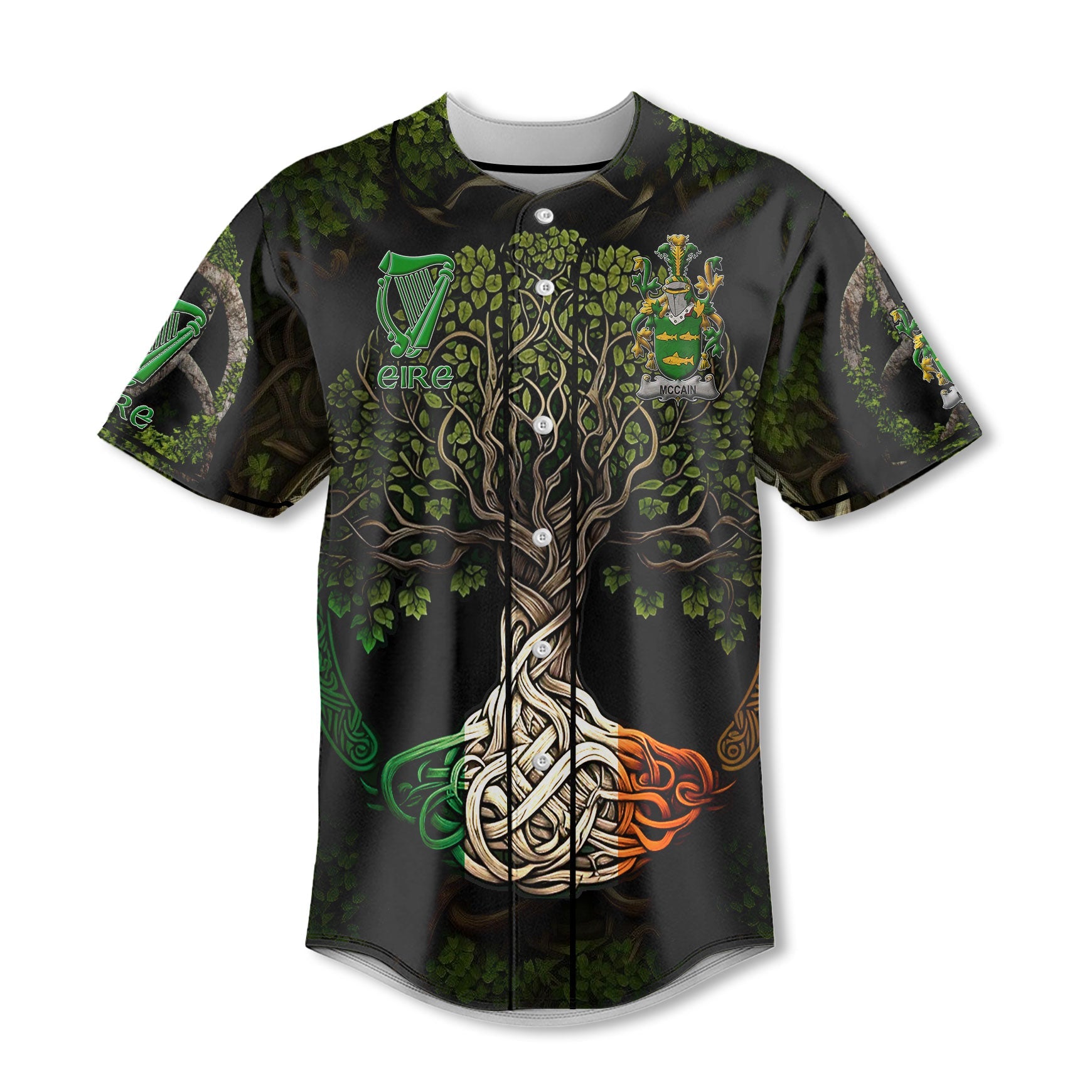 McCain or O Kane Baseball Jerseys Ireland Is My Root Style