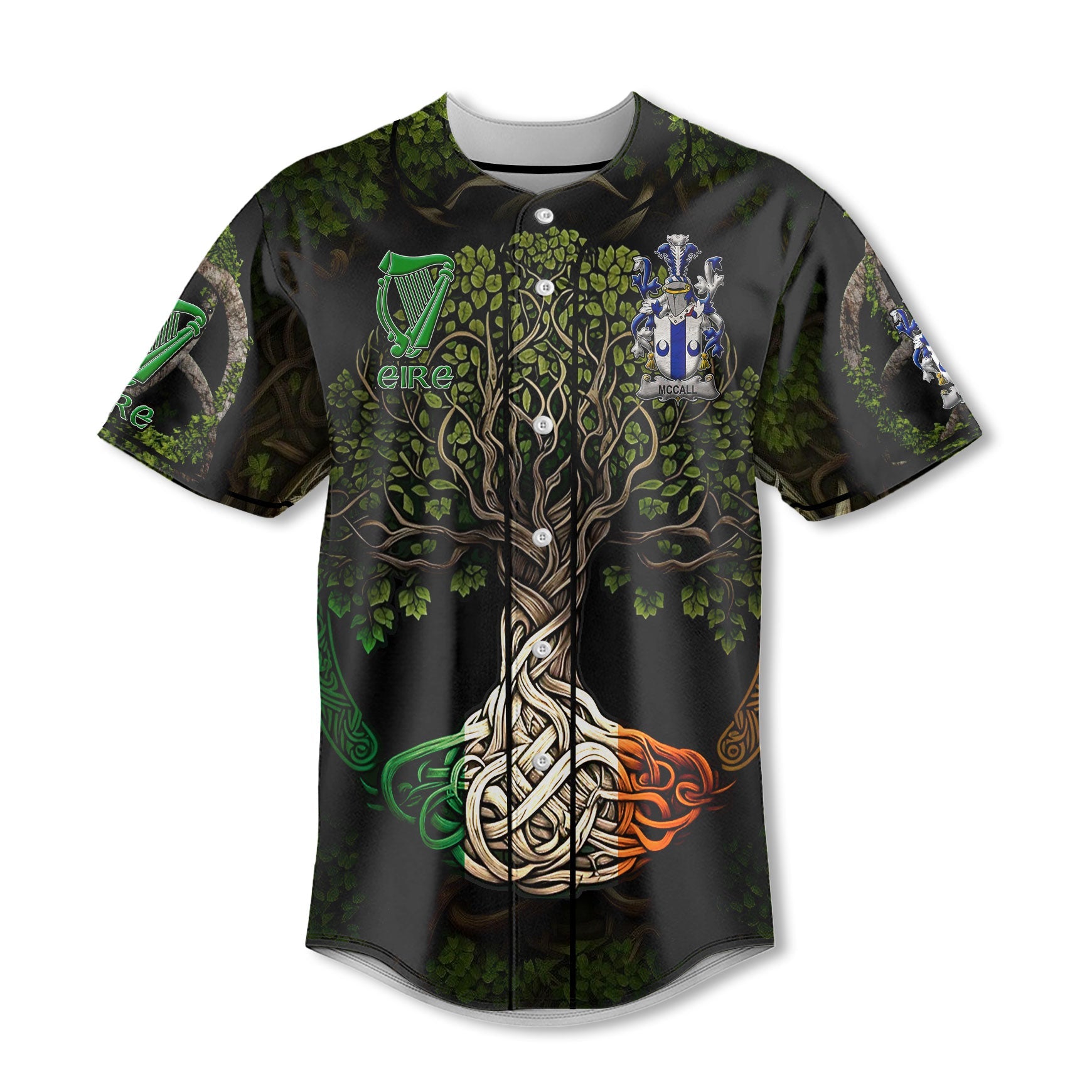 McCall Baseball Jerseys Ireland Is My Root Style