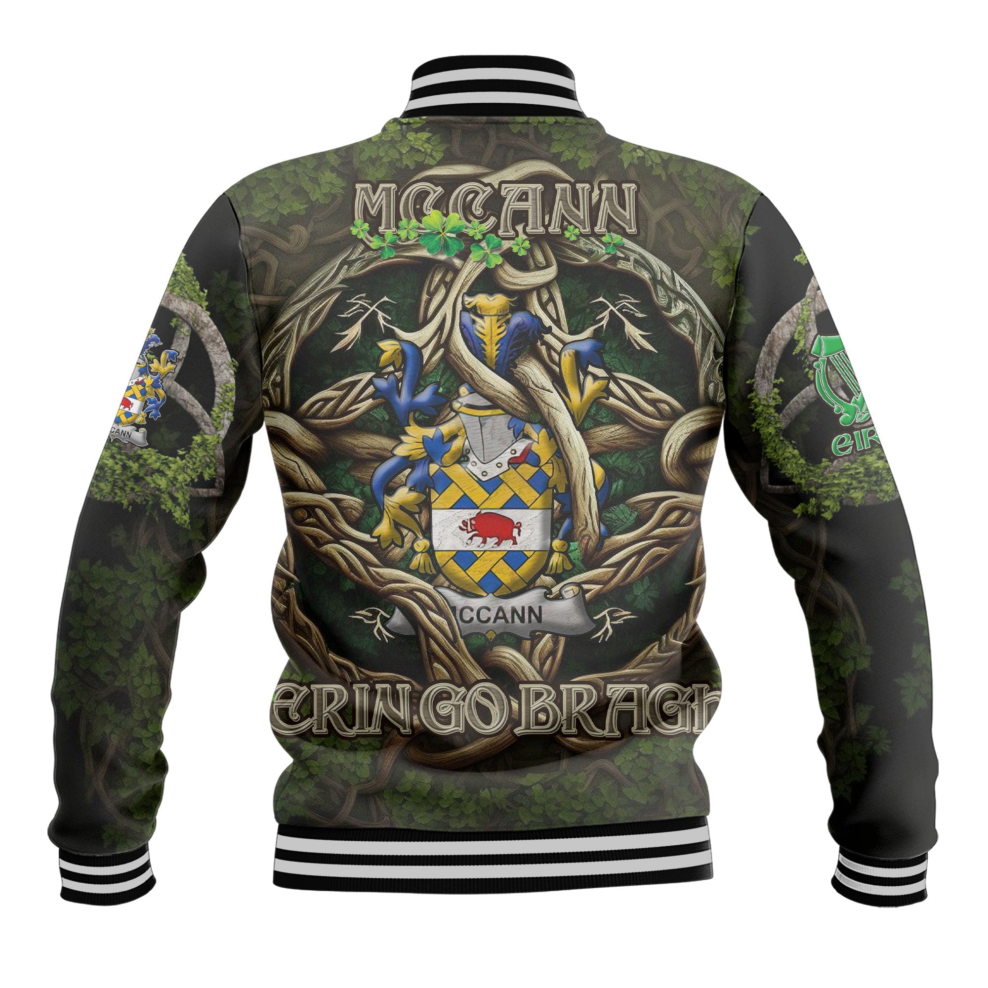 McCann Baseball Jackets Ireland Is My Root Style