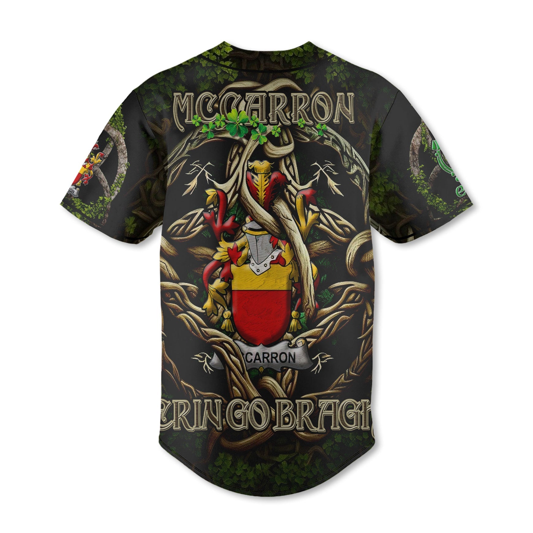 McCarron Baseball Jerseys Ireland Is My Root Style