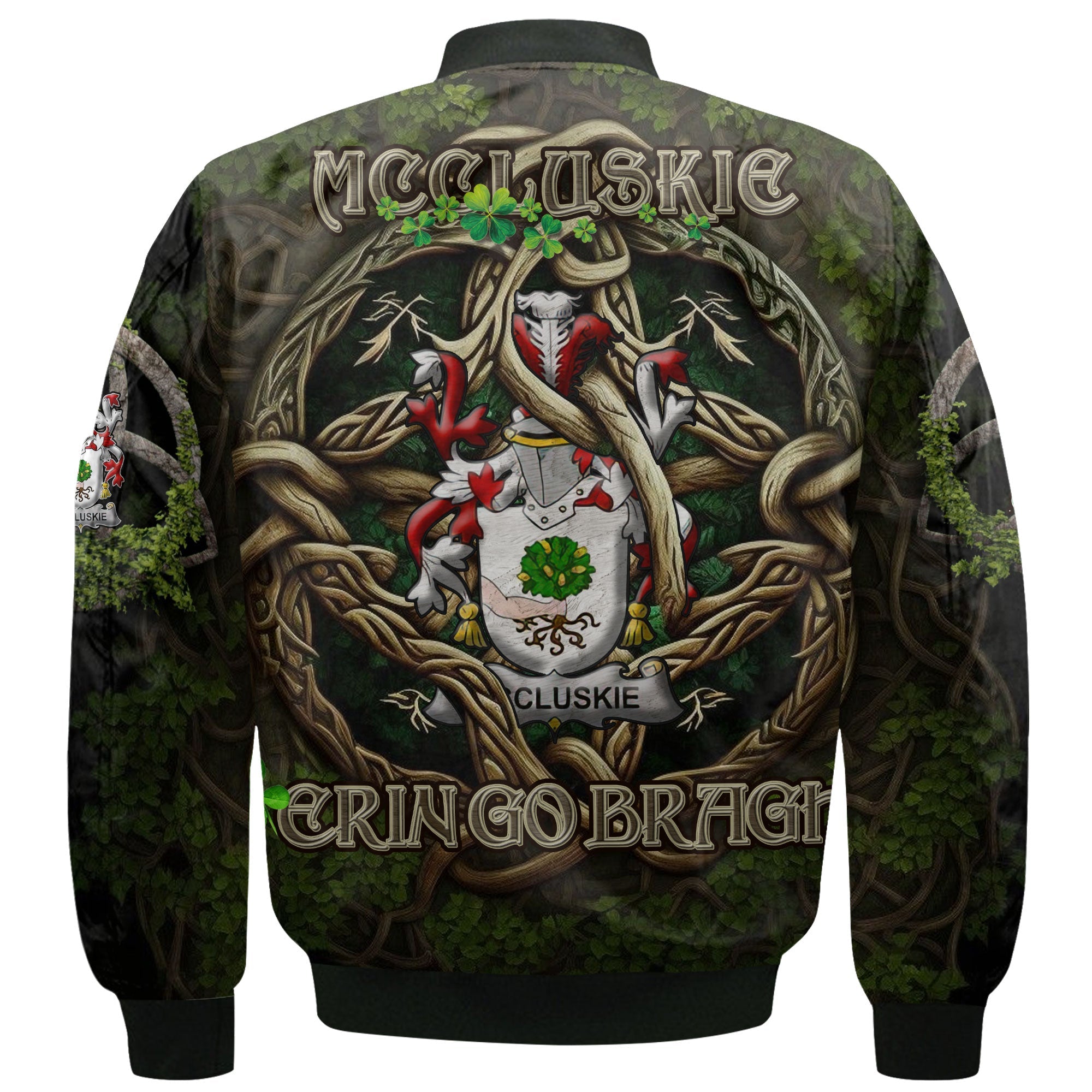 McCluskie or McCloskie Bomber Jackets Ireland Is My Root Style