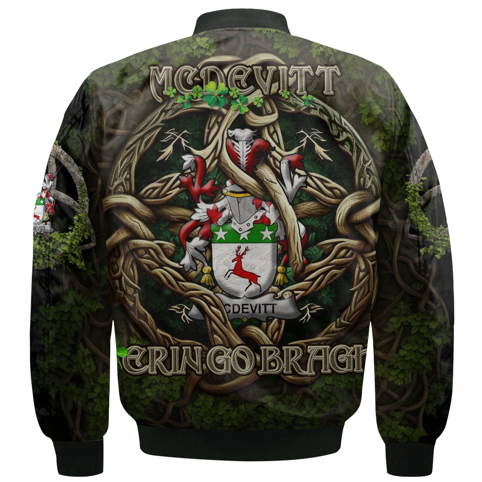 McDevitt Bomber Jackets Ireland Is My Root Style