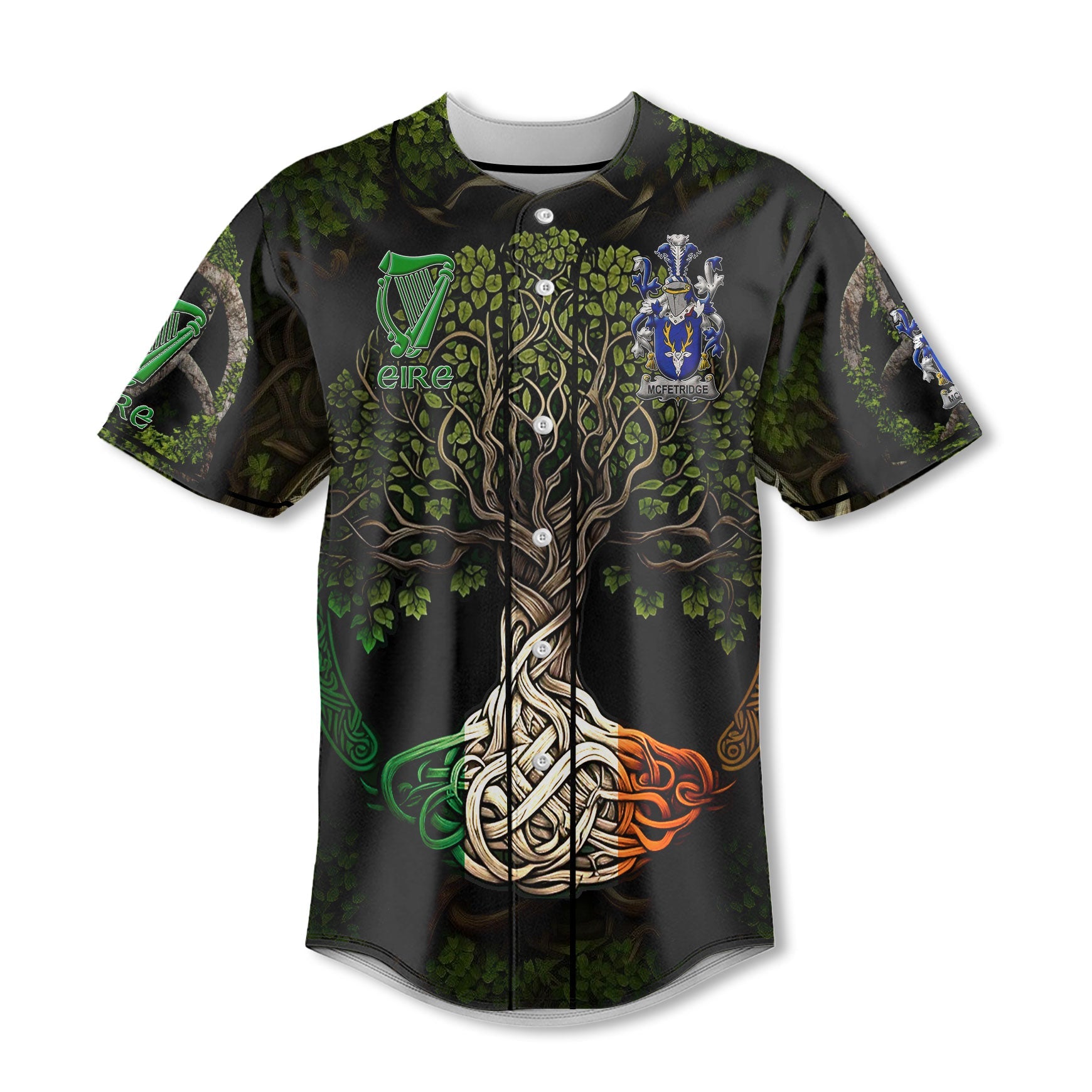 McFetridge Baseball Jerseys Ireland Is My Root Style