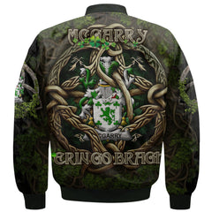 McGarry or Garry Bomber Jackets Ireland Is My Root Style