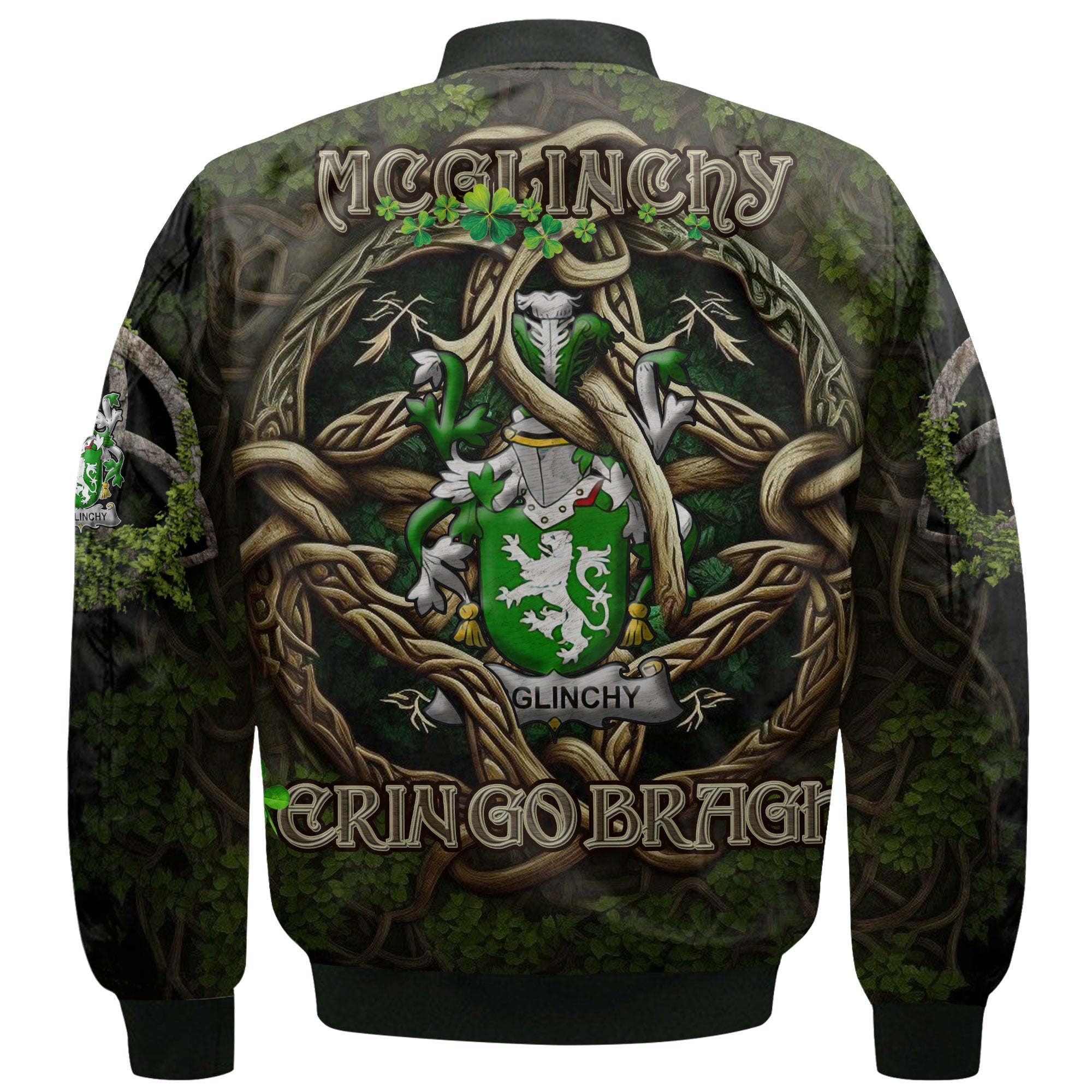 McGlinchy or McGlinchey Bomber Jackets Ireland Is My Root Style