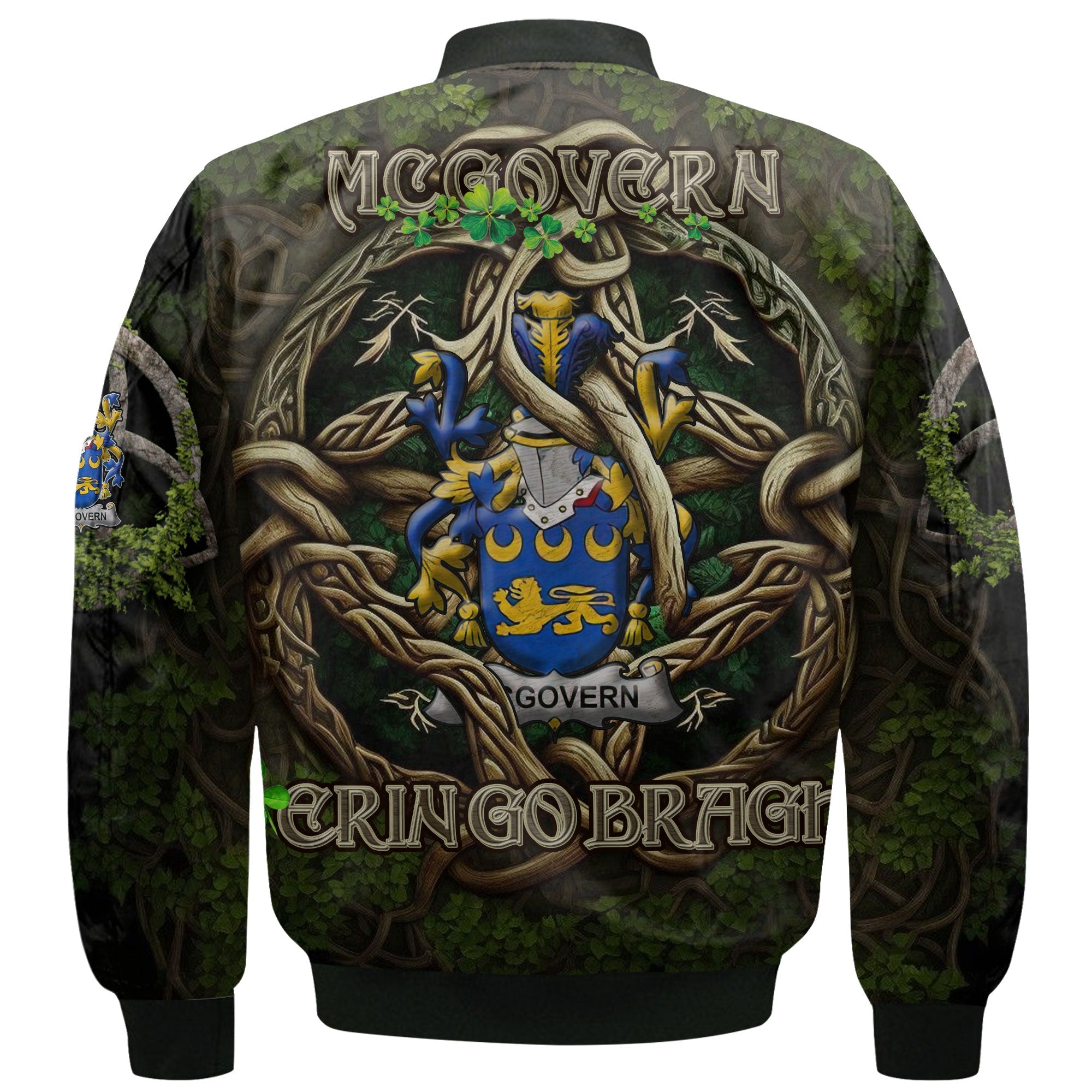 McGovern or McGauran Bomber Jackets Ireland Is My Root Style