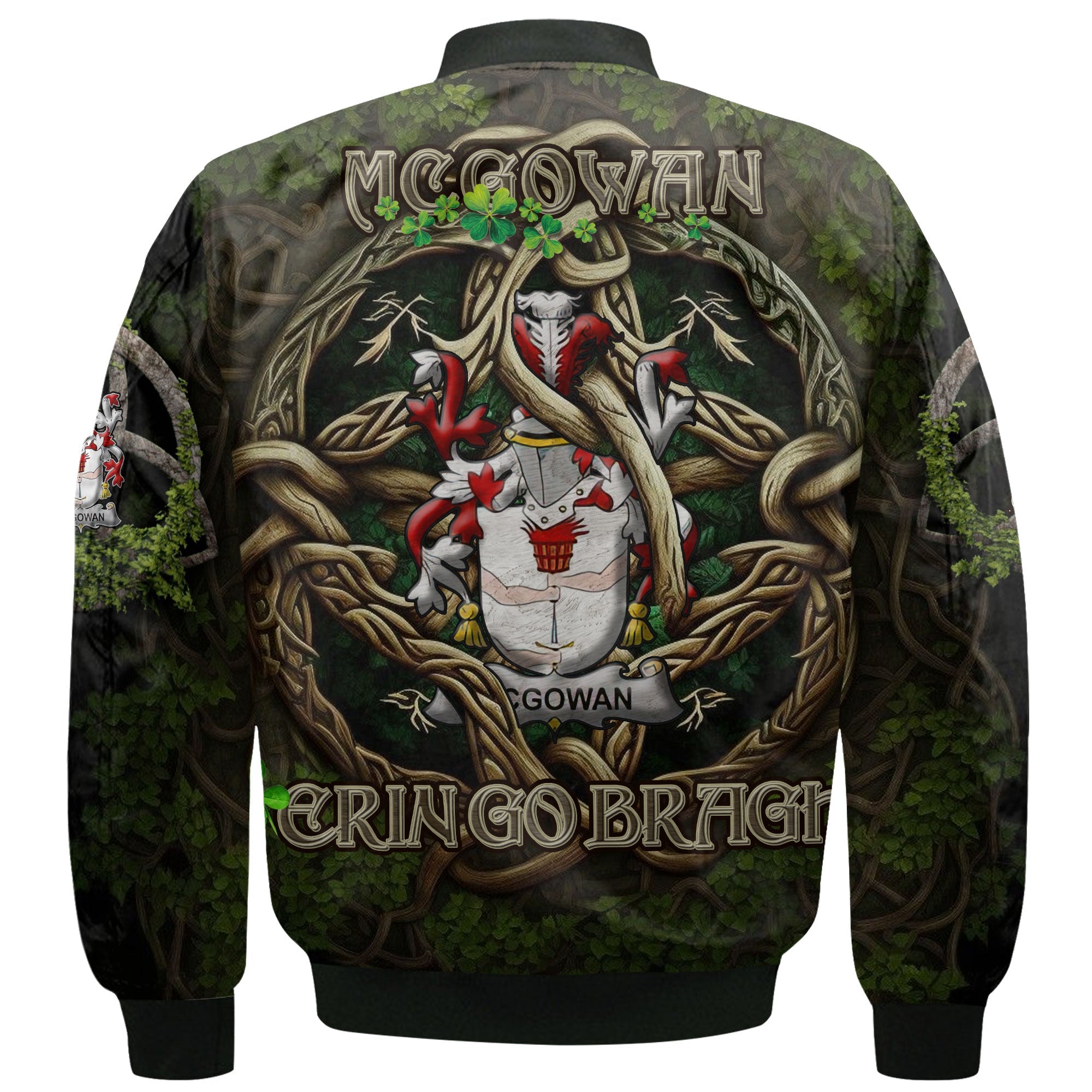 McGowan or McGouan Bomber Jackets Ireland Is My Root Style