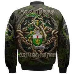 McGuiness or McGenis Bomber Jackets Ireland Is My Root Style