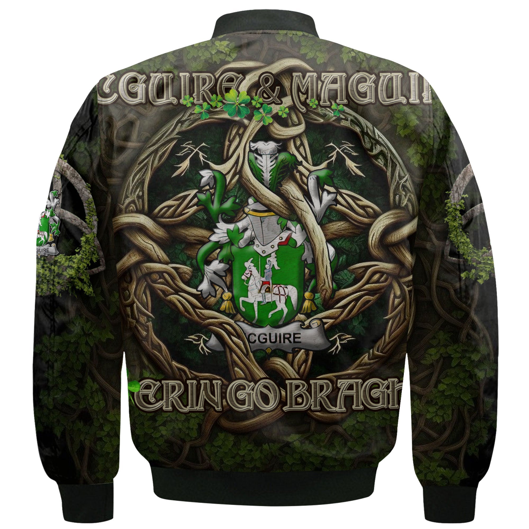 McGuire and Maguire Bomber Jackets Ireland Is My Root Style