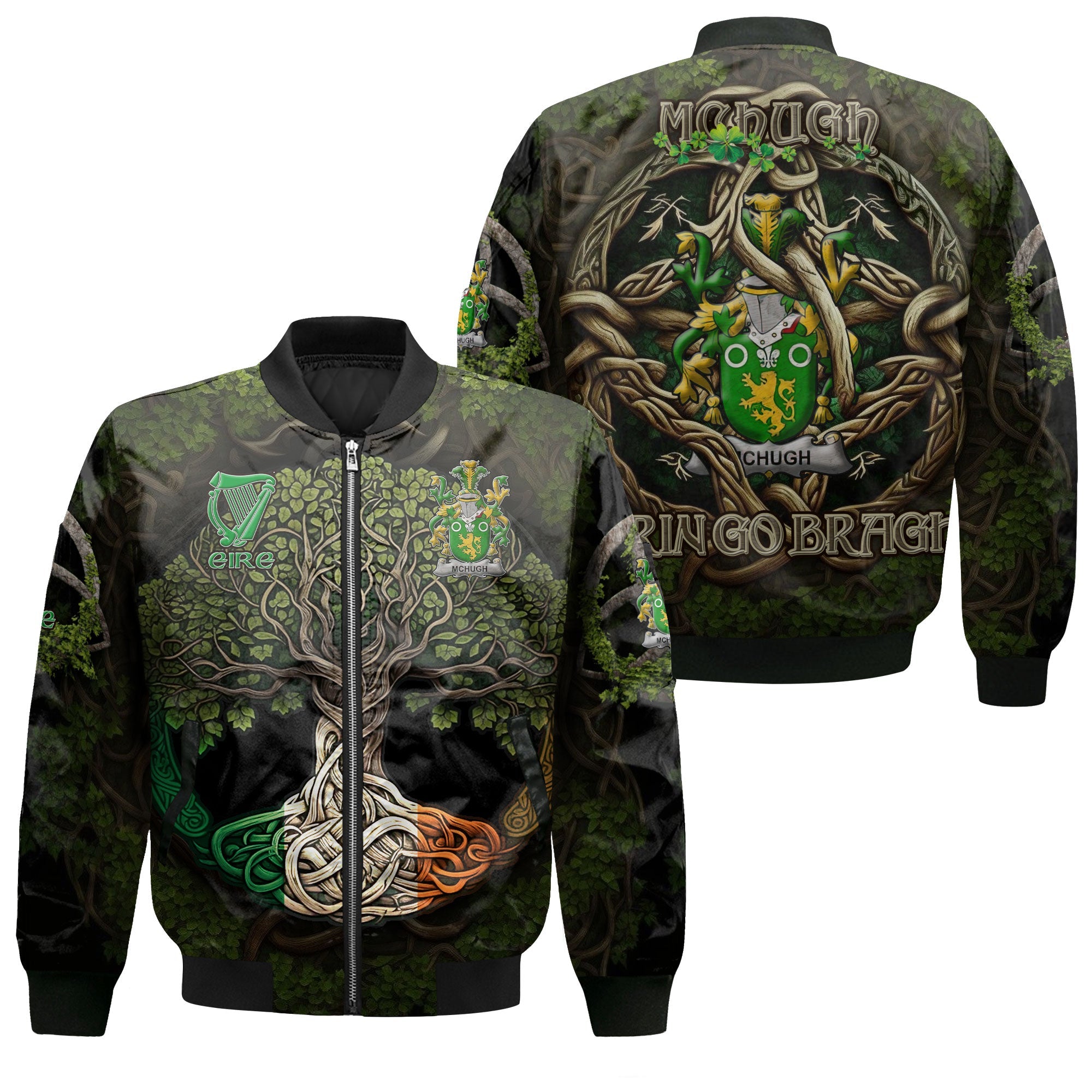 McHugh or MacHugh Bomber Jackets Ireland Is My Root Style