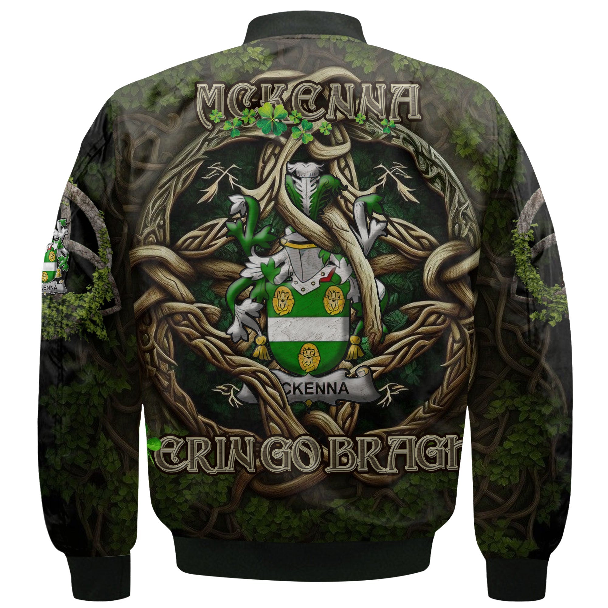 McKenna or Kennagh Bomber Jackets Ireland Is My Root Style