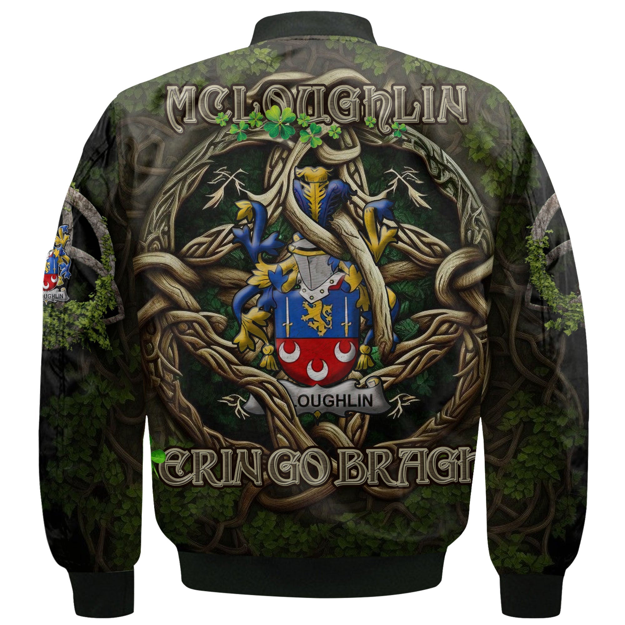 McLoughlin or Loughlin Bomber Jackets Ireland Is My Root Style