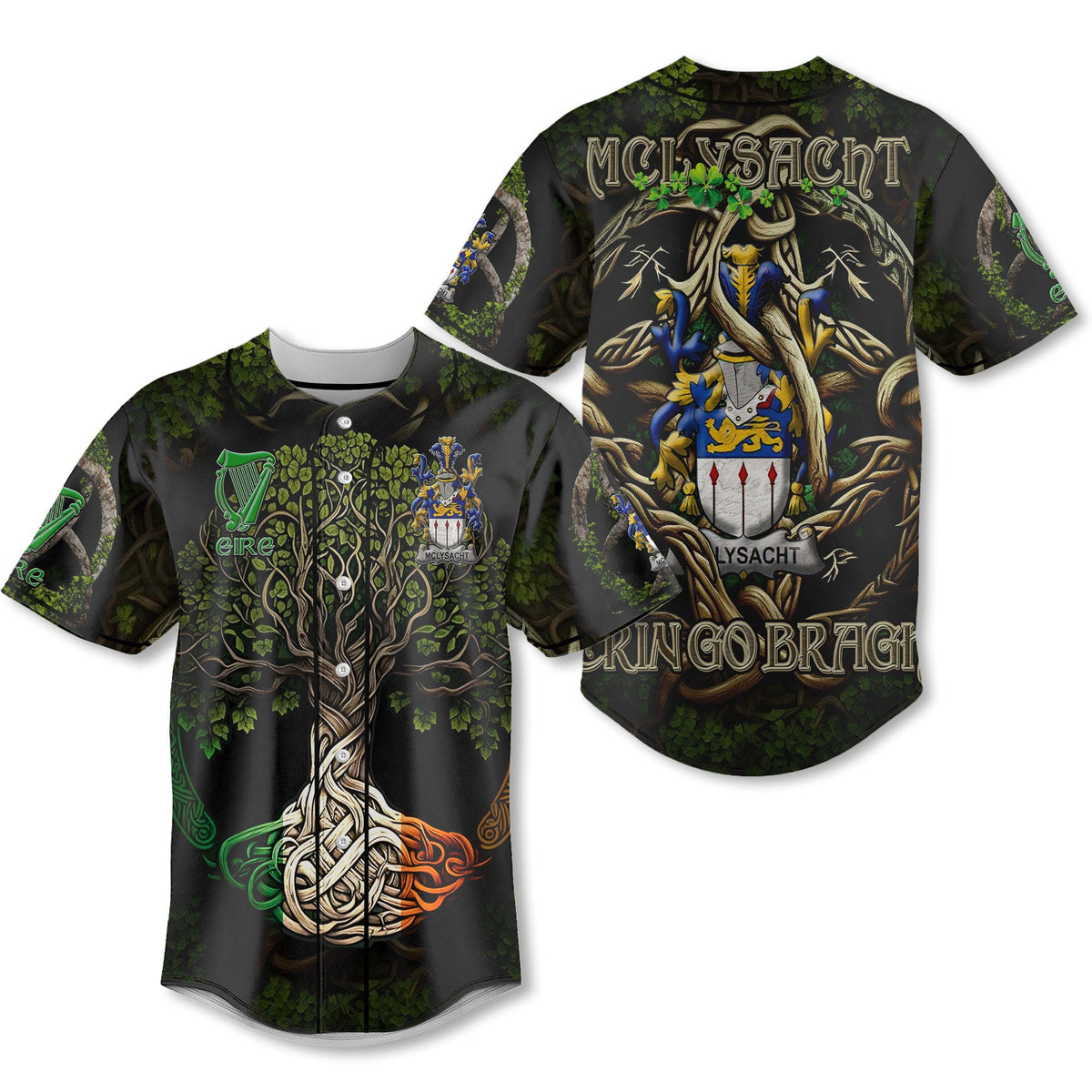 McLysacht or Lysacht Baseball Jerseys Ireland Is My Root Style