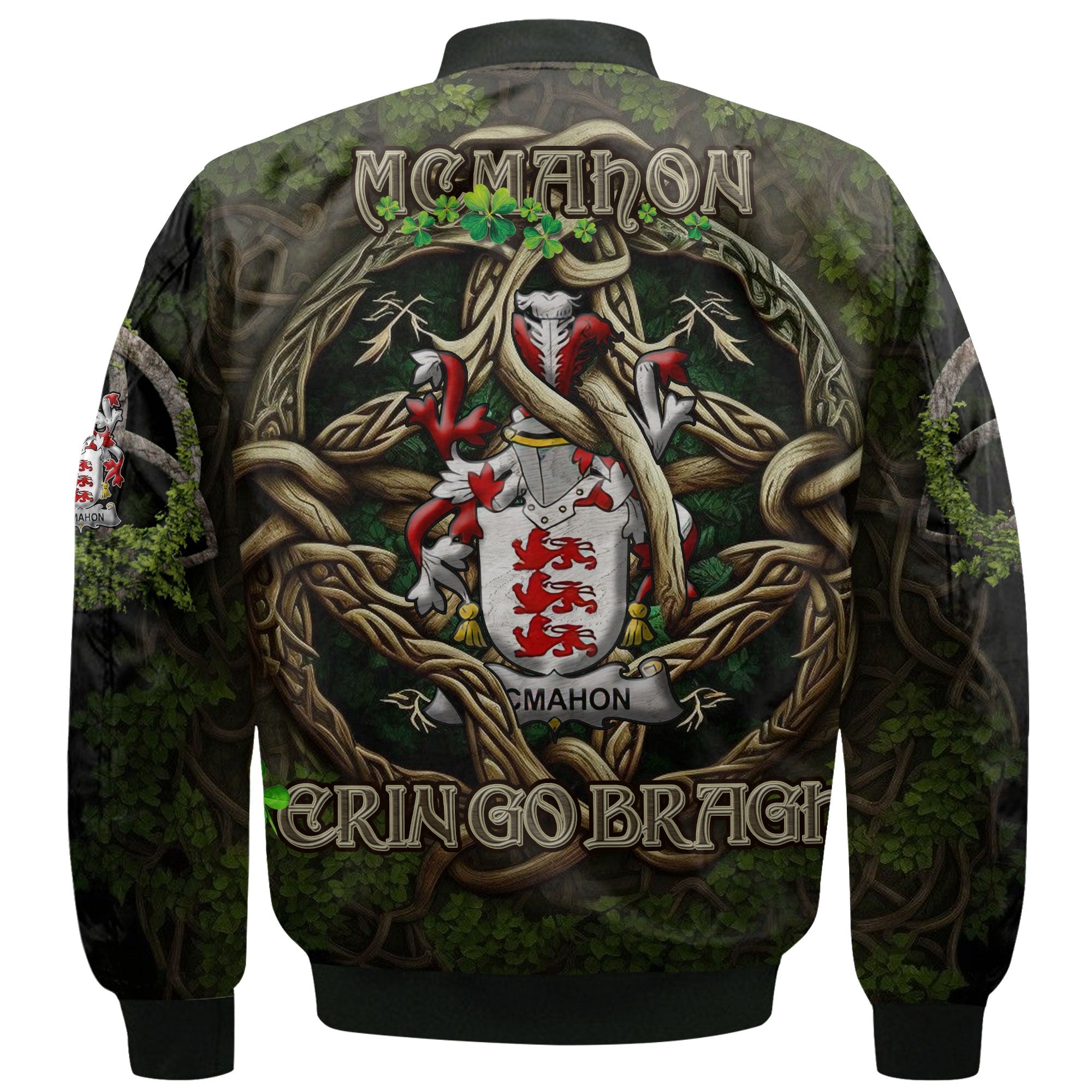 McMahon or McMahan Bomber Jackets Ireland Is My Root Style