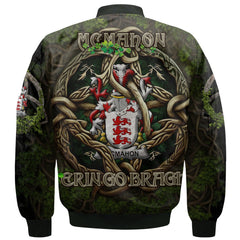 McMahon or McMahan Bomber Jackets Ireland Is My Root Style