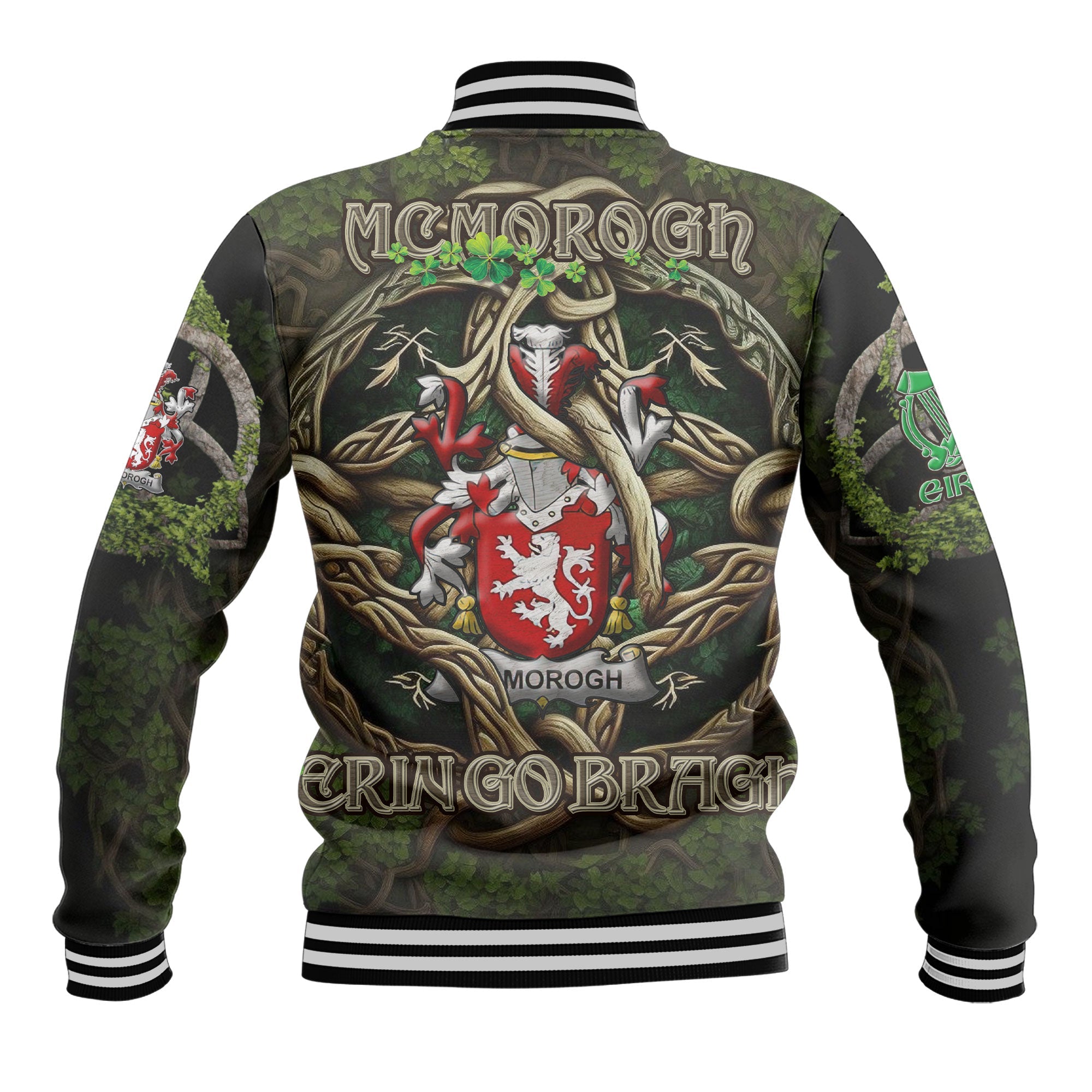 McMorogh or McMorrow Baseball Jackets Ireland Is My Root Style