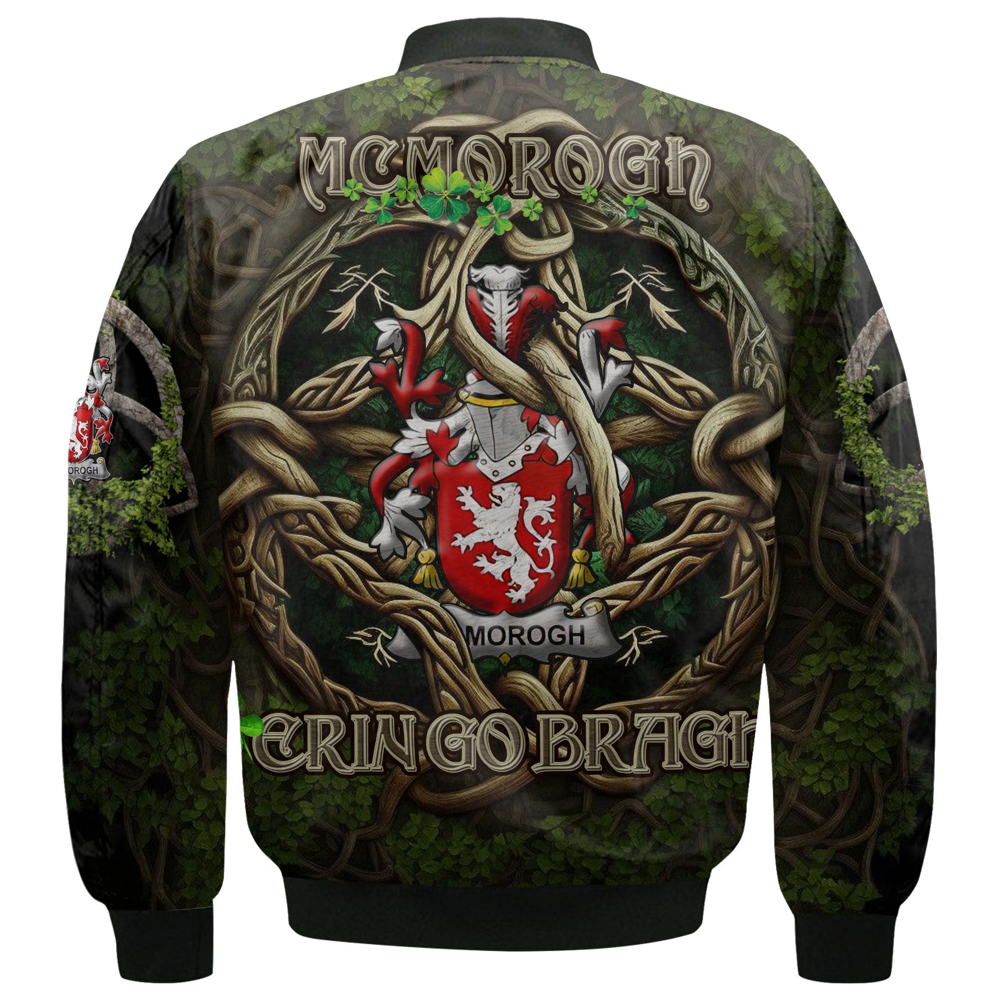 McMorogh or McMorrow Bomber Jackets Ireland Is My Root Style