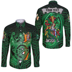 Meara or O Mara Long Sleeve Button Shirts The Green Dragon Of Ireland Style