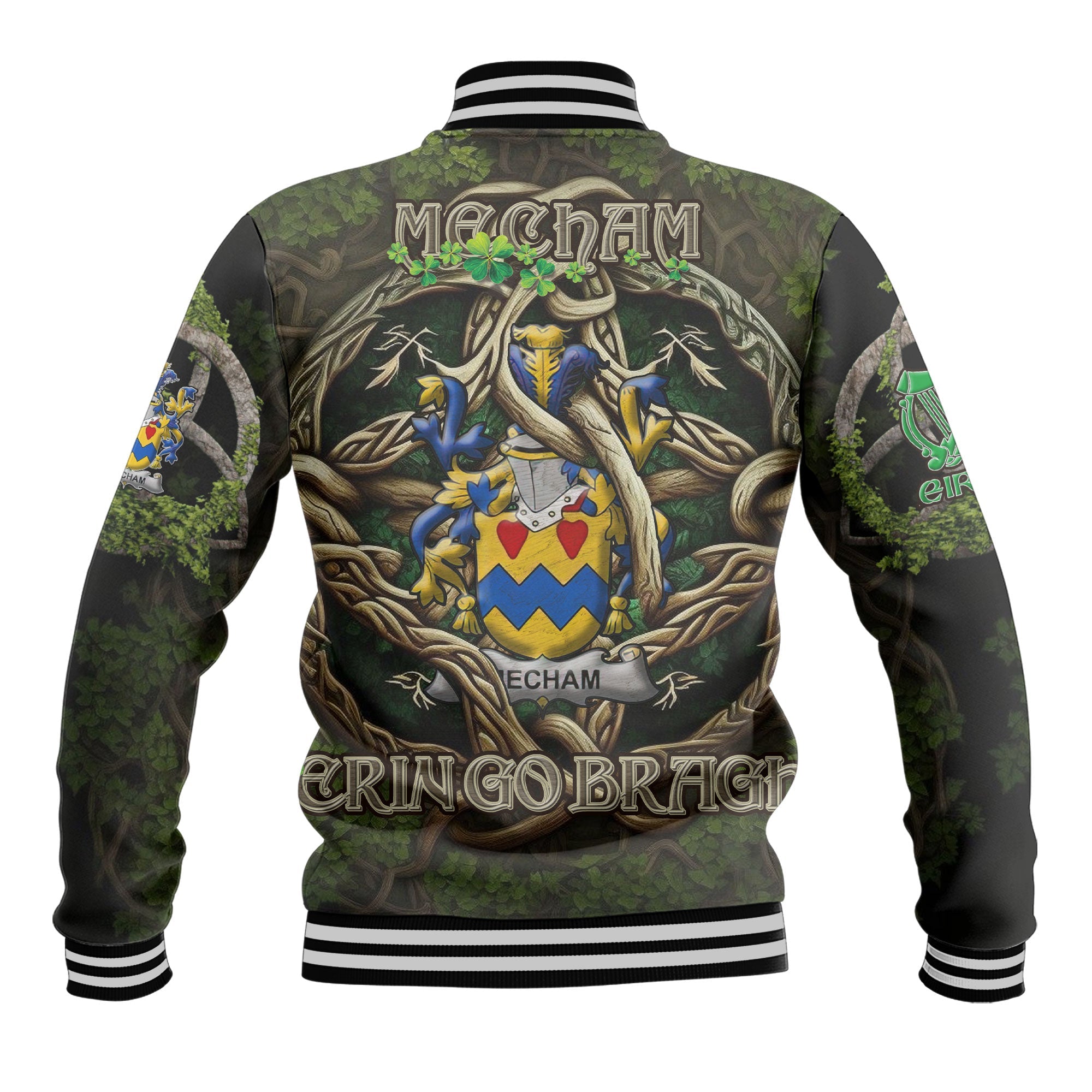 Mecham Baseball Jackets Ireland Is My Root Style